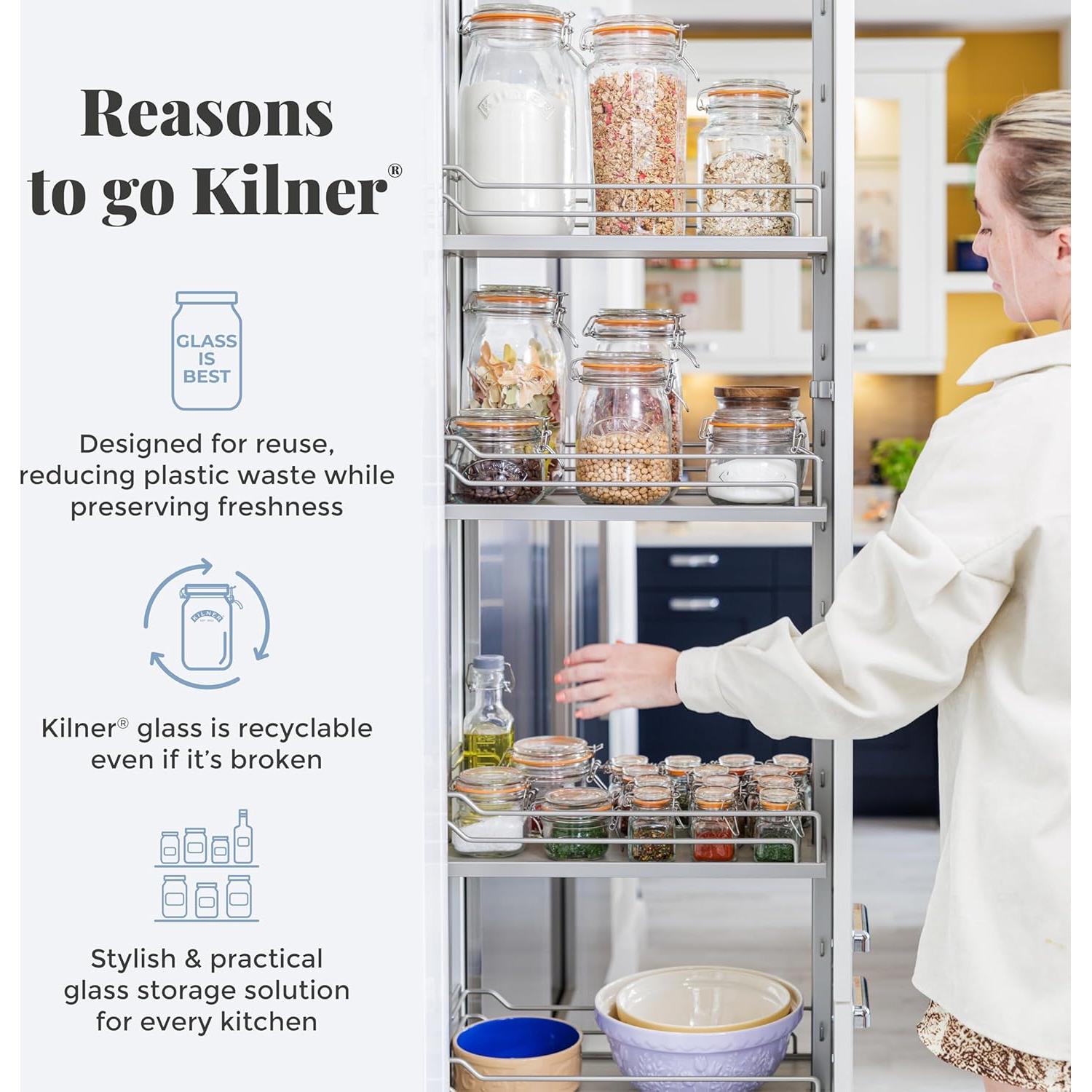 Batidor de Mantequilla Manual Kilner 34 oz - Rápido y Fácil