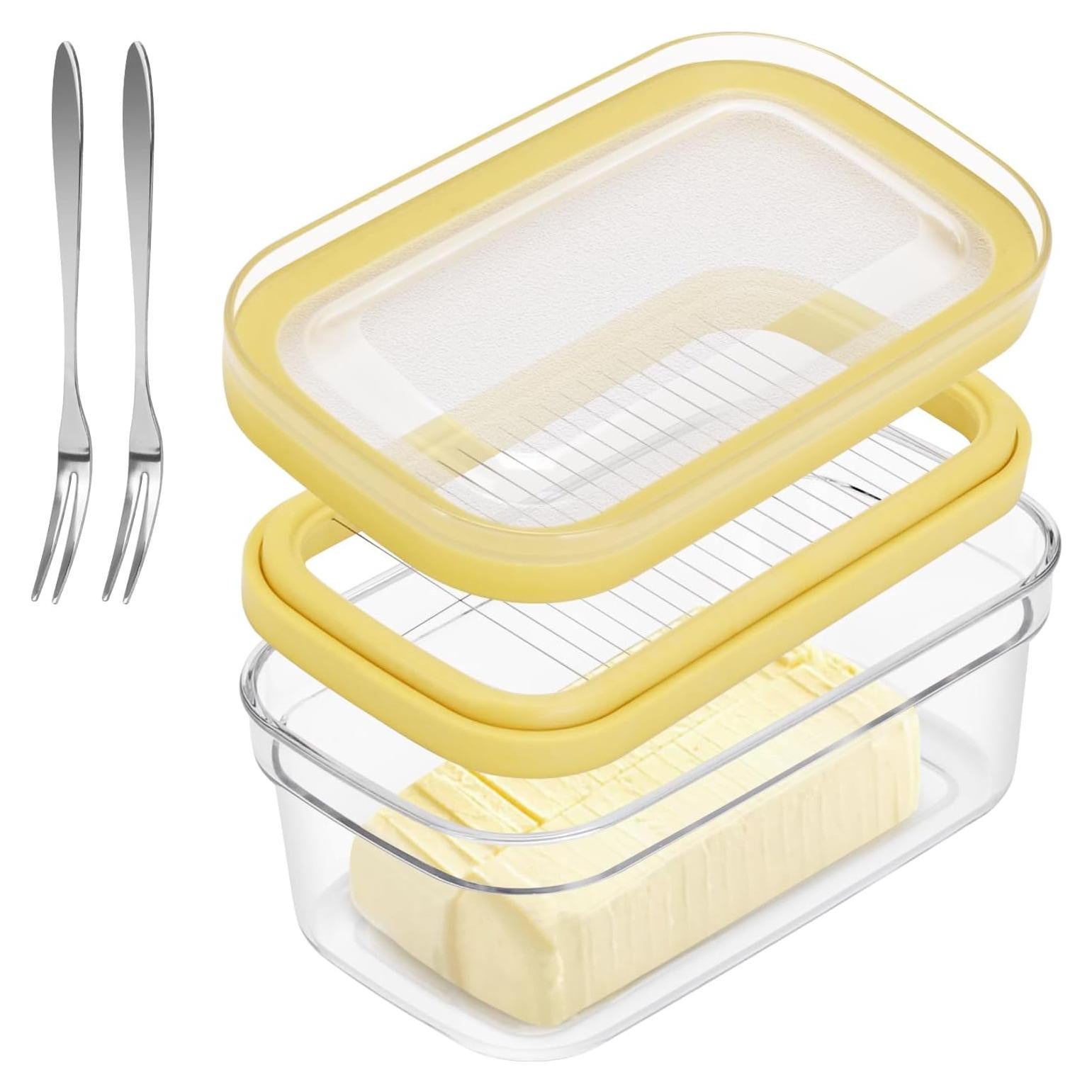 Contenedor de Mantequilla Hermético ShineMe 280g con Cortador