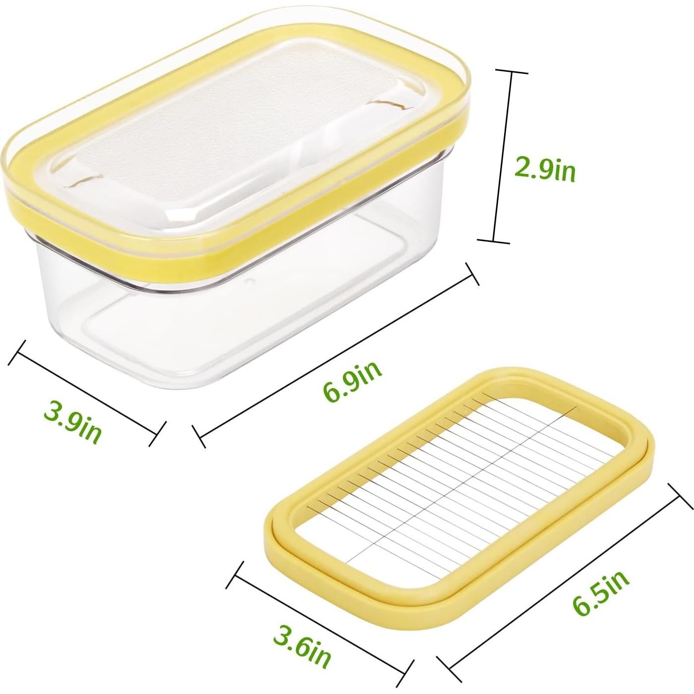 Contenedor de Mantequilla Hermético ShineMe 280g con Cortador