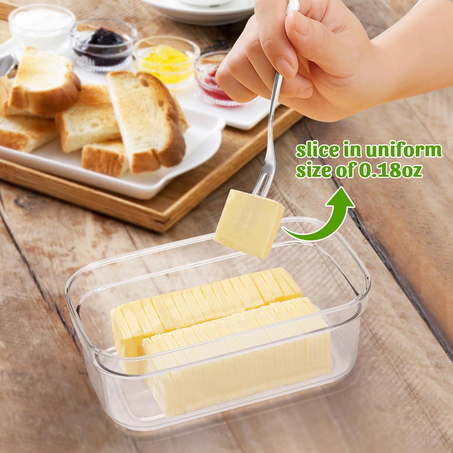 Contenedor de Mantequilla Hermético ShineMe 280g con Cortador