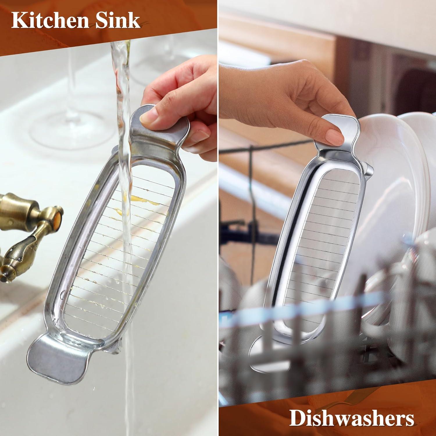 Cortador de Mantequilla Dreyoo de Acero Inoxidable 16 Cuerdas