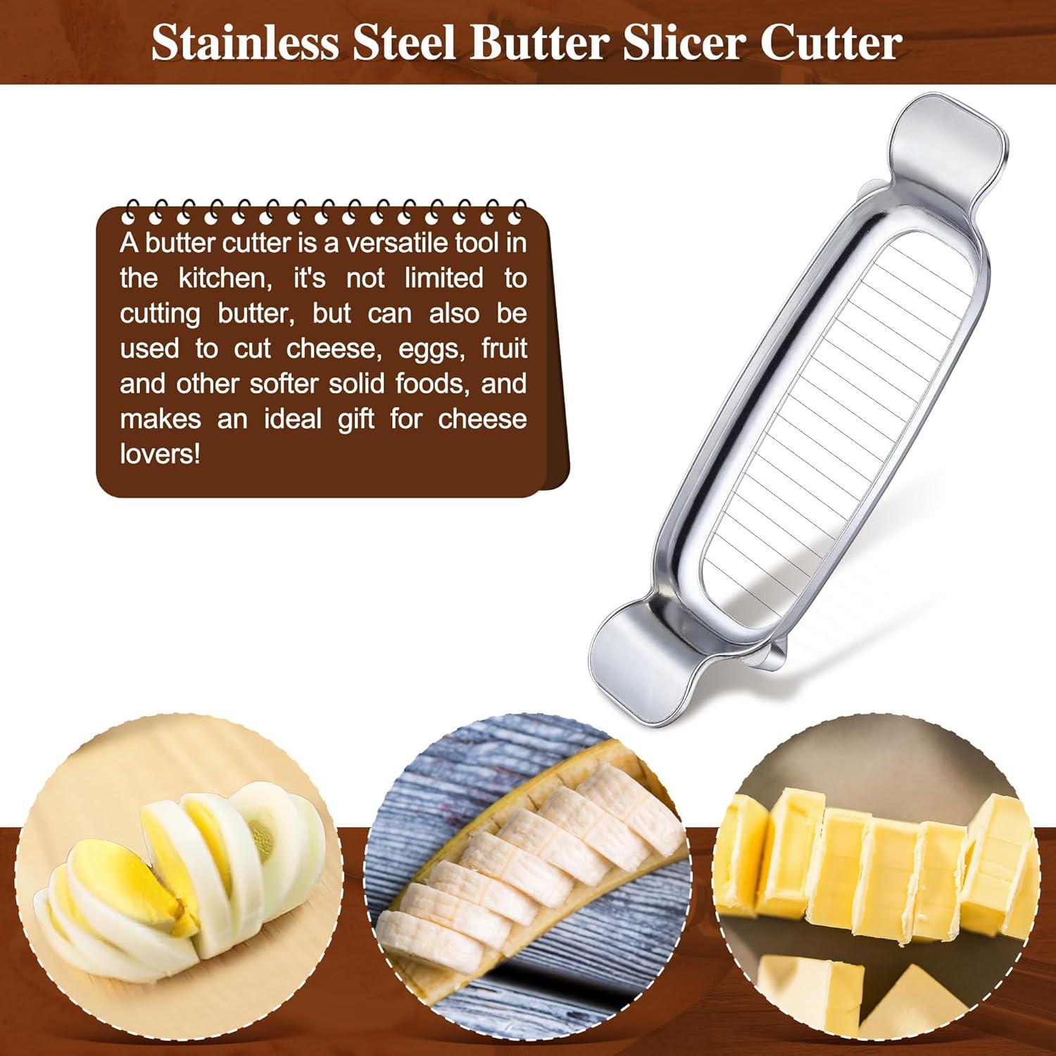 Cortador de Mantequilla Dreyoo de Acero Inoxidable 16 Cuerdas