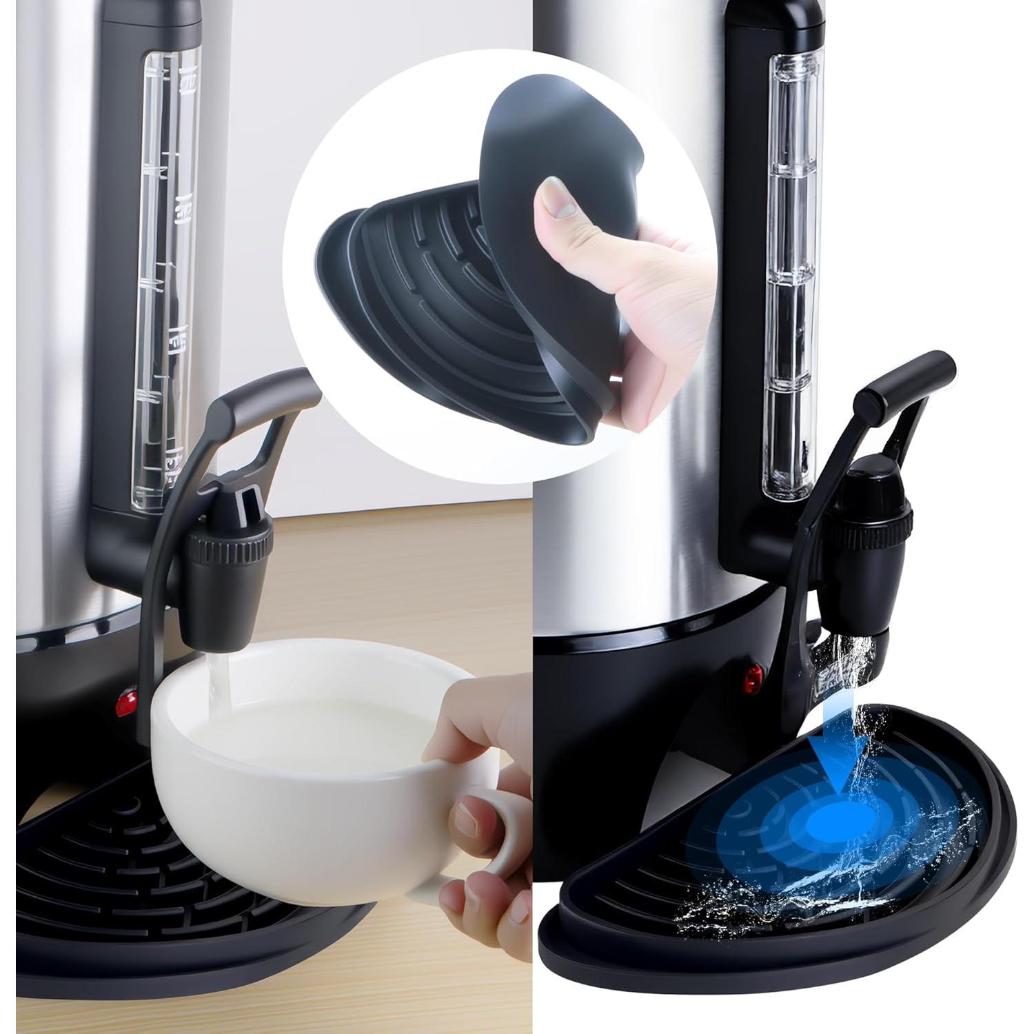 Bandeja de Goteo de Silicona Brikinte para Cafetera 45 Tazas