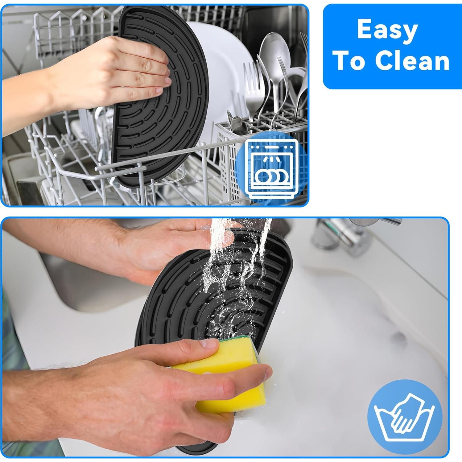 Bandeja de Goteo de Silicona Brikinte para Cafetera 45 Tazas