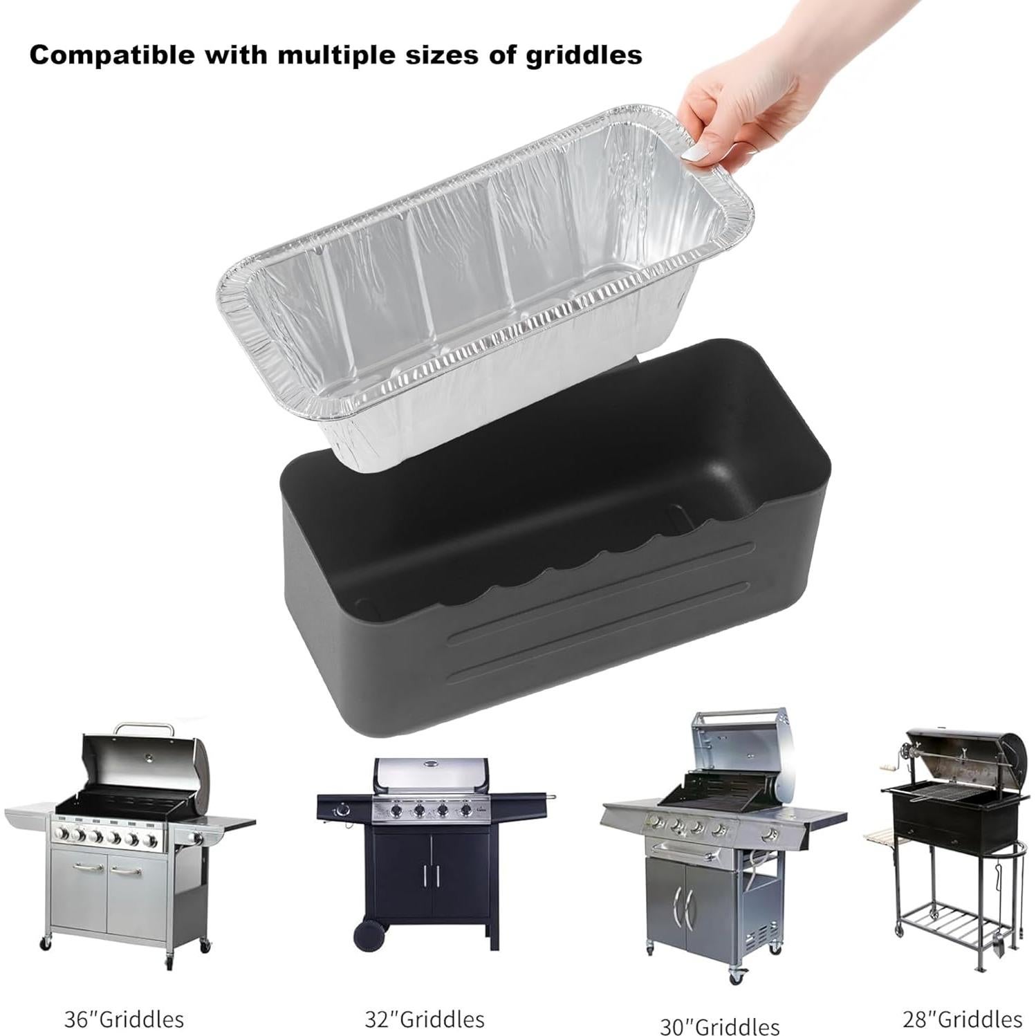 Bandeja de Goteo Blackstone - Captador de Grasa 21.1x11.2cm