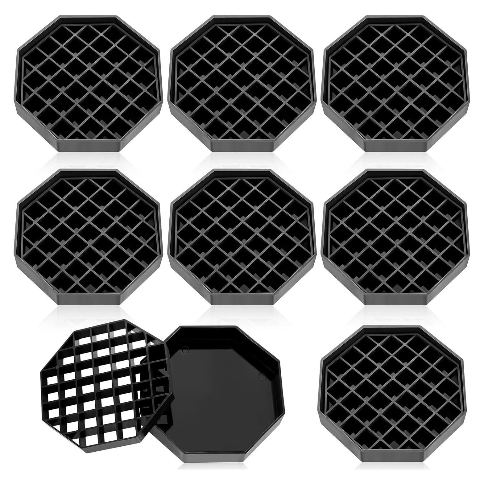 Bandeja de Goteo Plástica Suclain Octagonal 15.24 cm - 8 Pcs