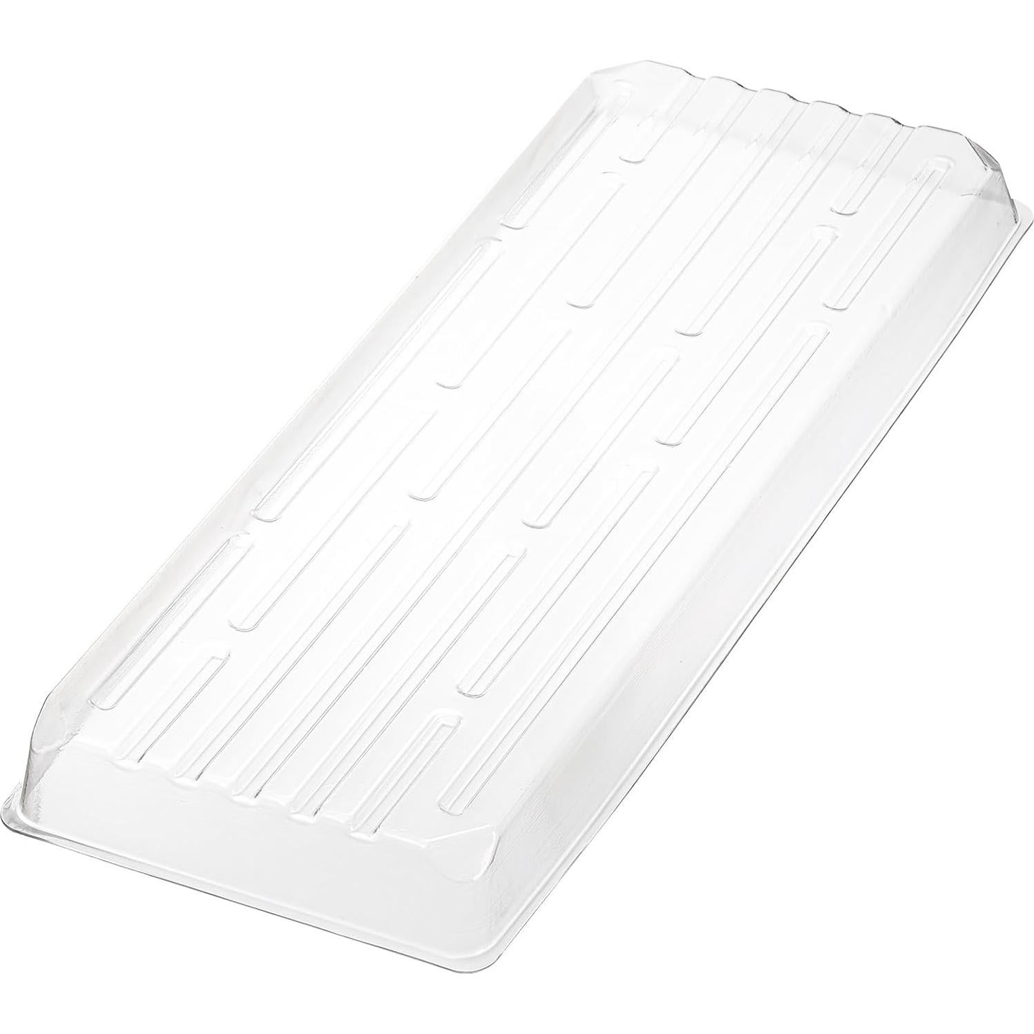 Kingrol 16 Bandejas Rectangulares Transparentes para Plantas