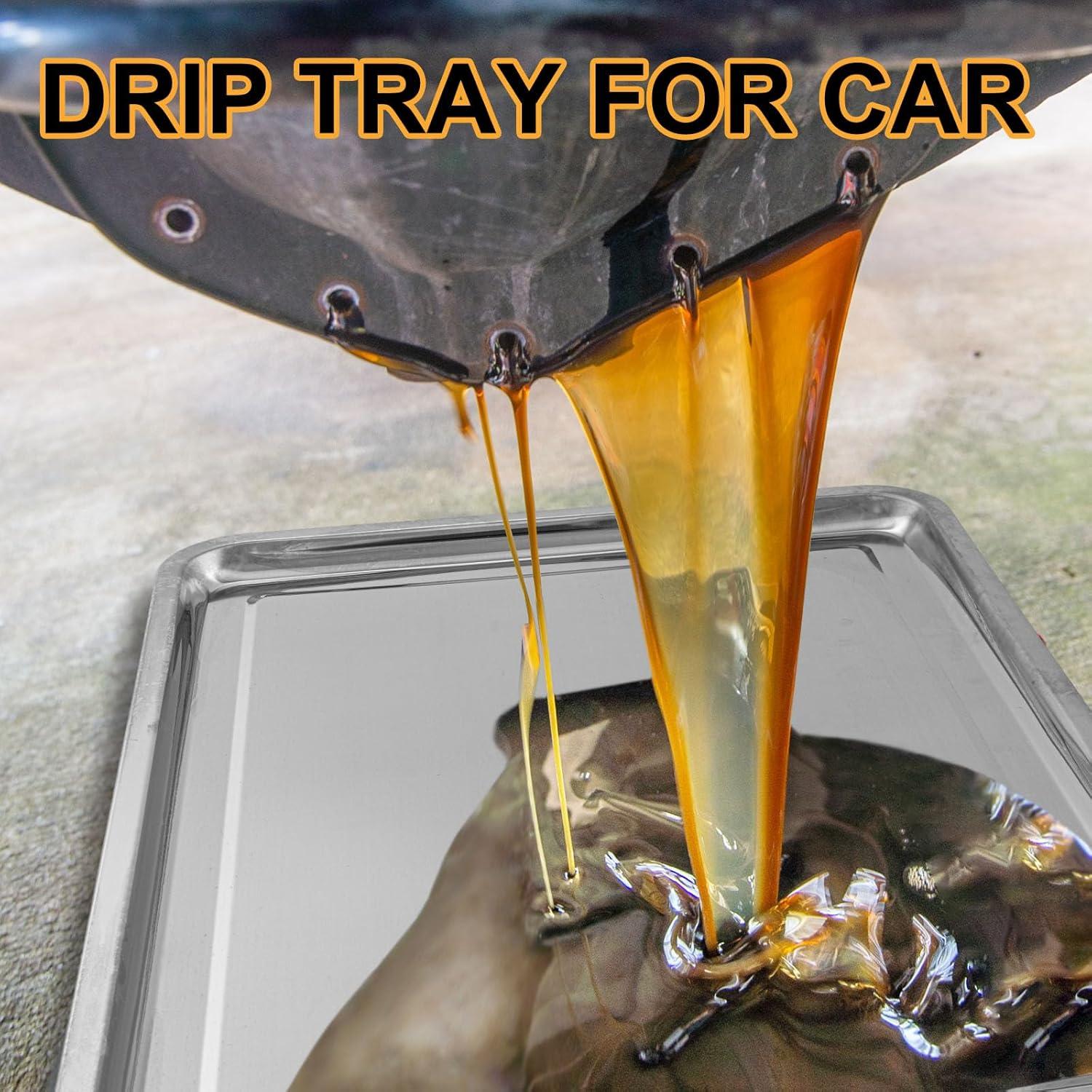 Bandeja de Goteo de Aceite Datanly 60 x 40 cm Acero Inoxidable