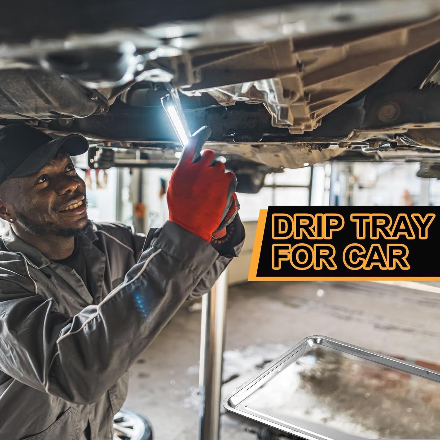 Bandeja de Goteo de Aceite Datanly 60 x 40 cm Acero Inoxidable