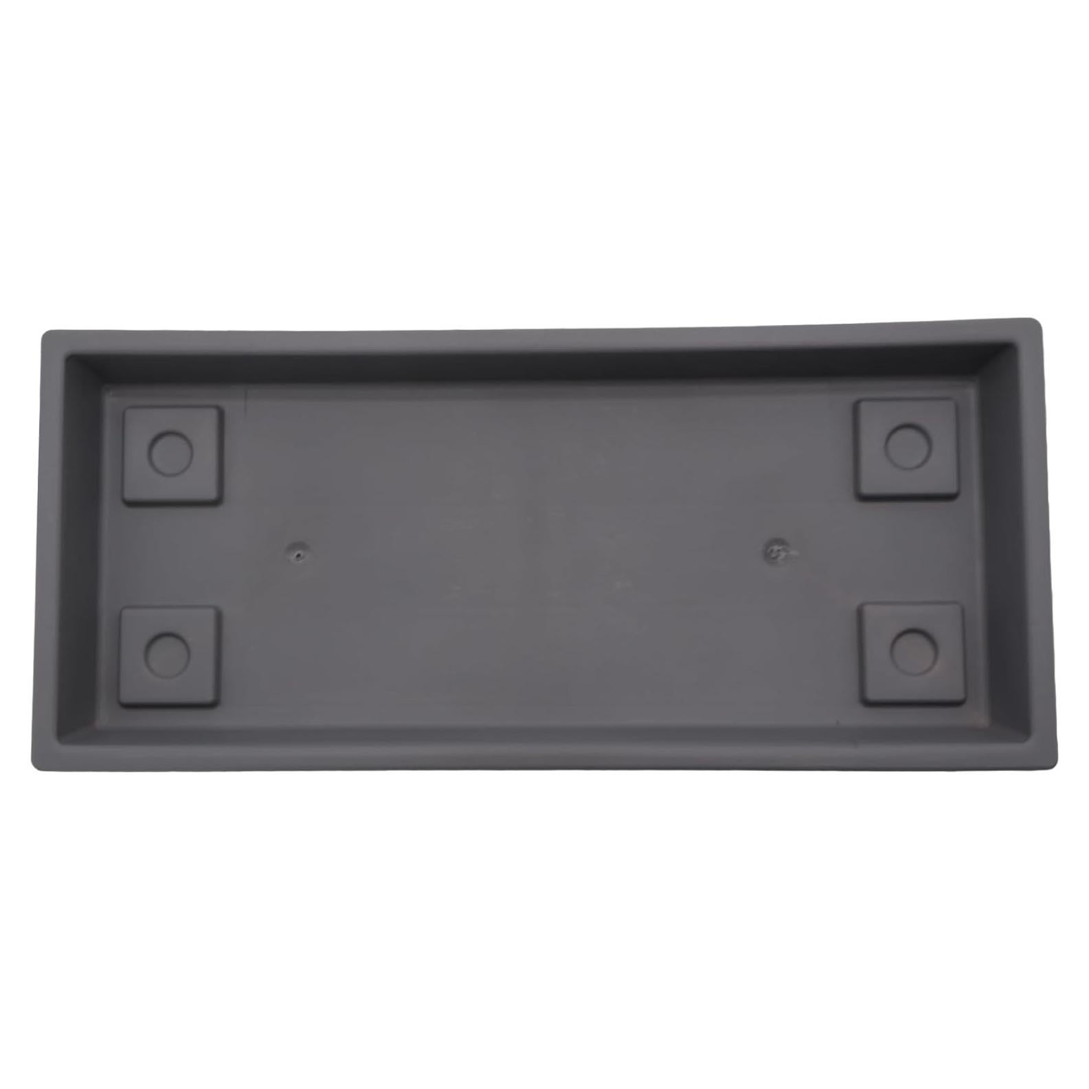 Bandeja Rectangular para Plantas HC Companies 44.5 cm Gris