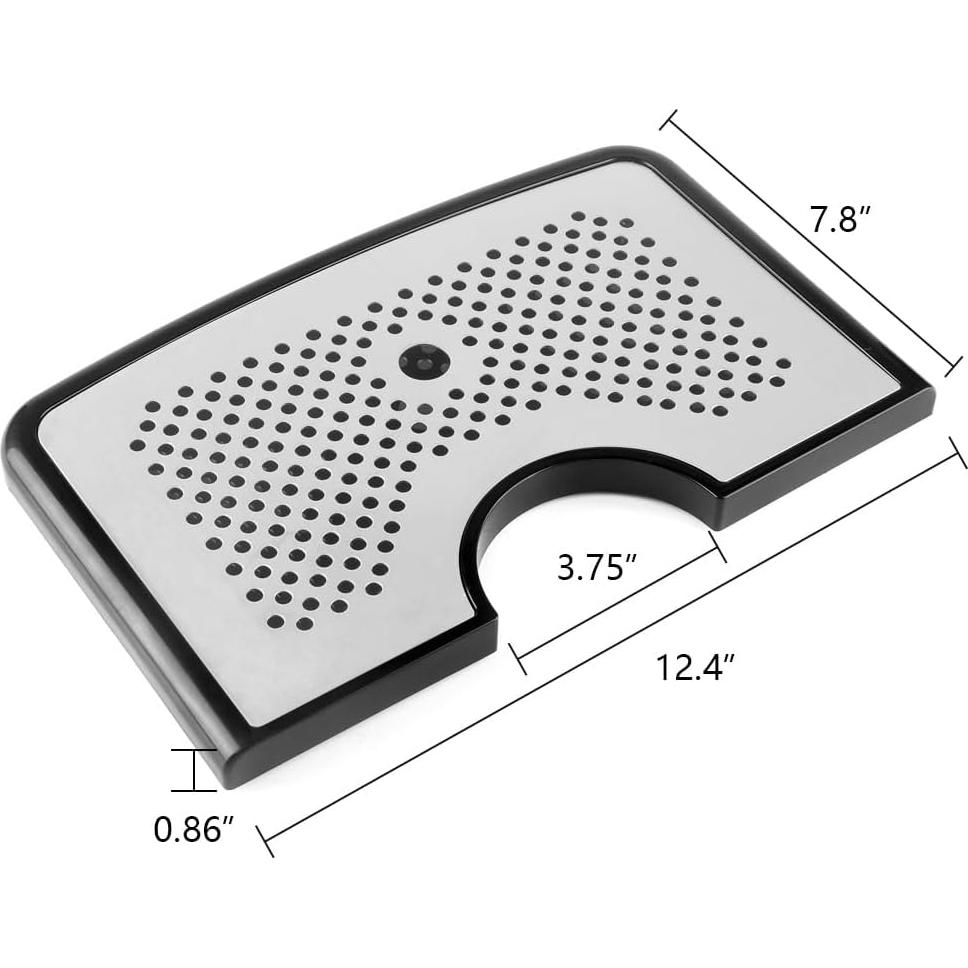 Bandeja de Goteo de Cerveza GANCOWISE Acero Inoxidable 31.5x19.8cm