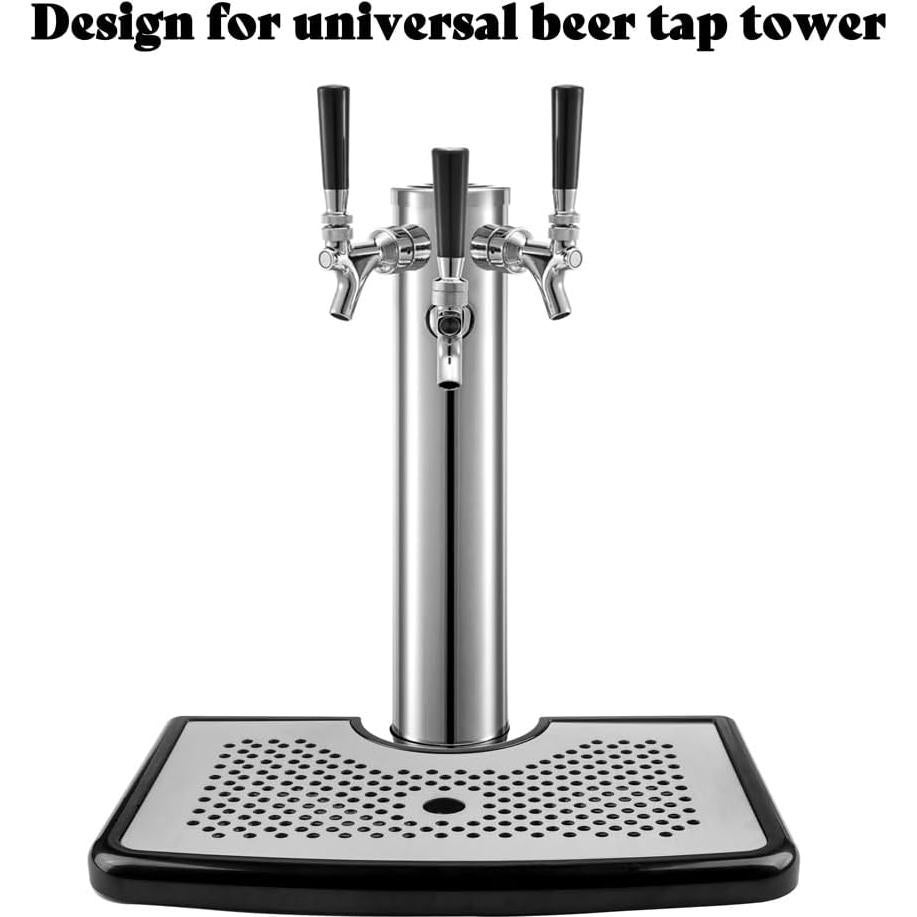 Bandeja de Goteo de Cerveza GANCOWISE Acero Inoxidable 31.5x19.8cm