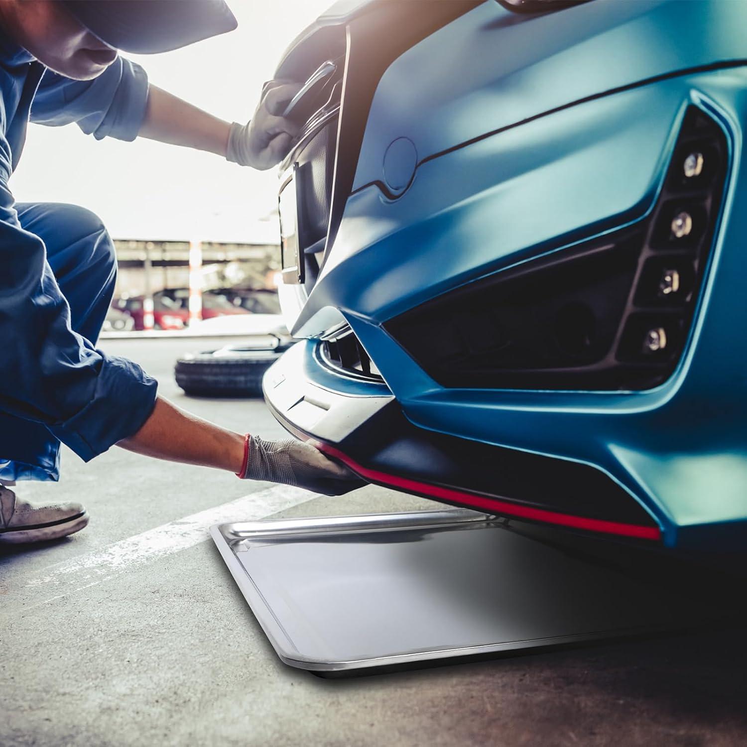 Bandeja de Goteo de Aceite Gisafai 90 x 60 cm Acero Inoxidable