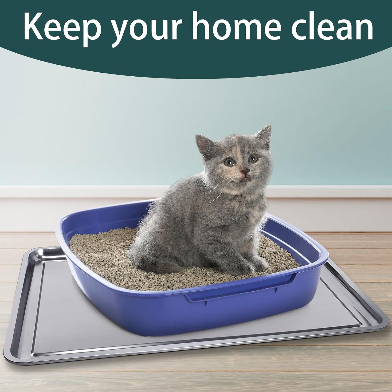 Bandeja de Goteo de Aceite Gisafai 90 x 60 cm Acero Inoxidable