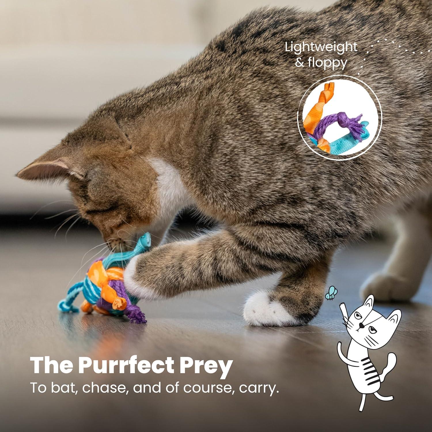 Juguete Dental para Gatos Petstages Montones de Colas