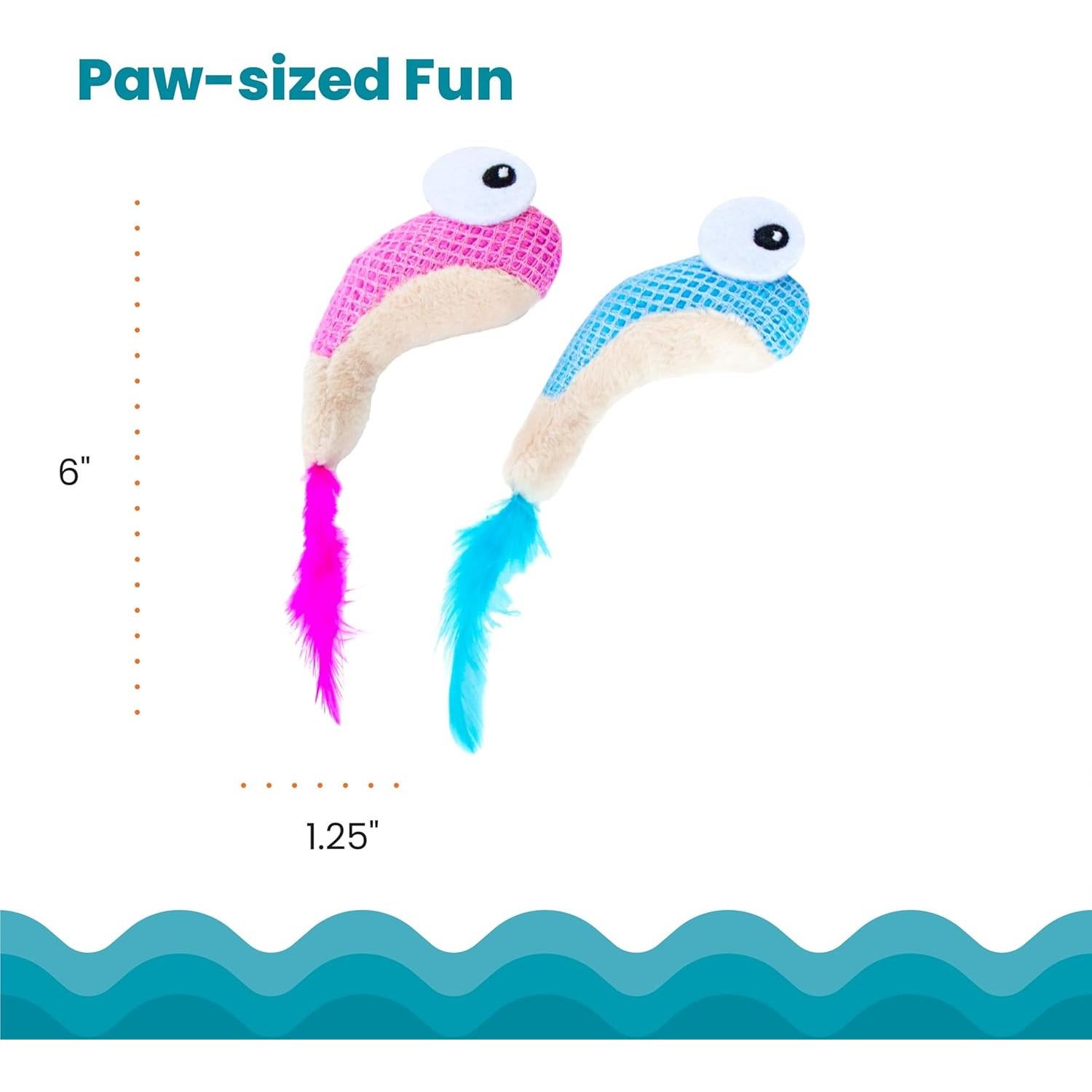 Juguete Masticar Gato Petstages Dental Shrimpies Catnip