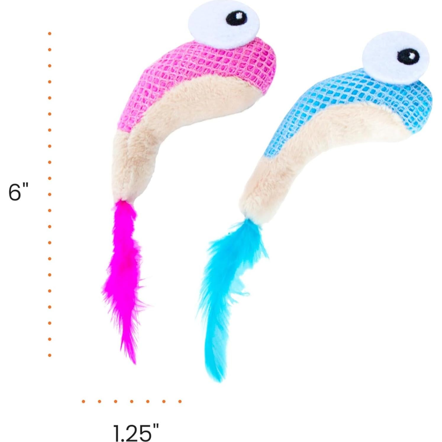 Juguete Masticar Gato Petstages Dental Shrimpies Catnip