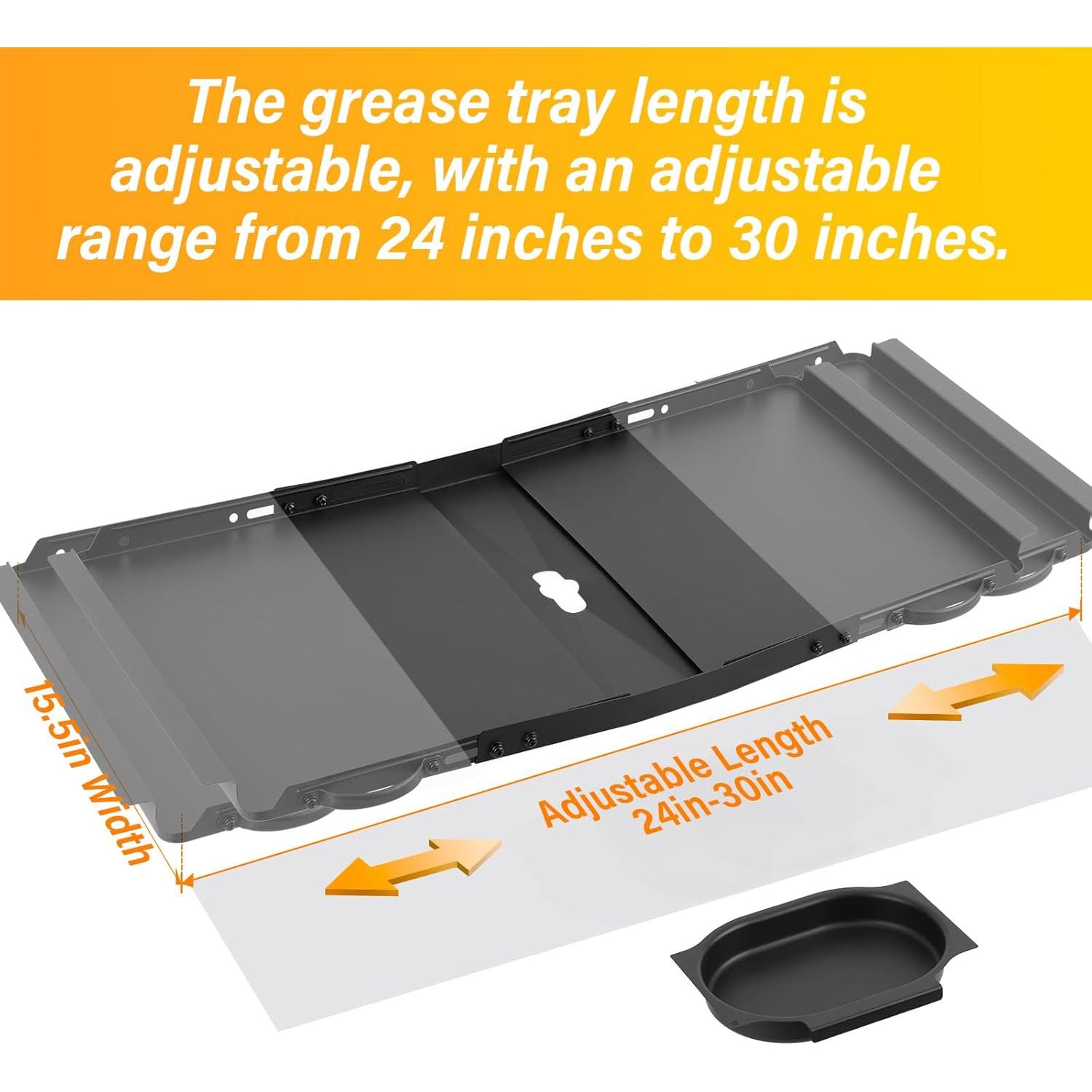 Bandeja de Grasa Universal Suranew para Parrillas Dyna Glo 61-76cm