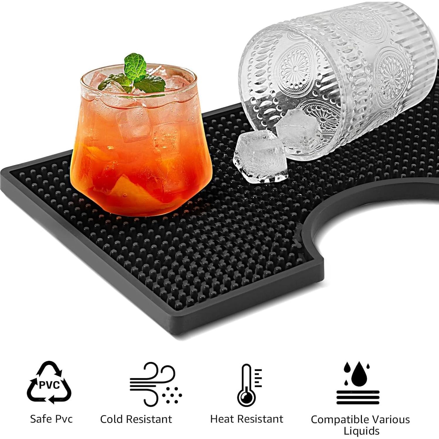 Tapete de Goteo de Cerveza Dbgogo 4.5'' Antideslizante PVC