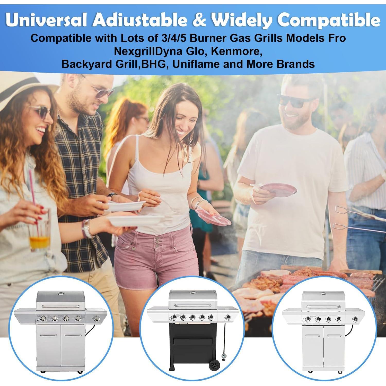 Bandeja de Grasa Ajustable Wanchao para Parrillas 3/4/5 Quemadores