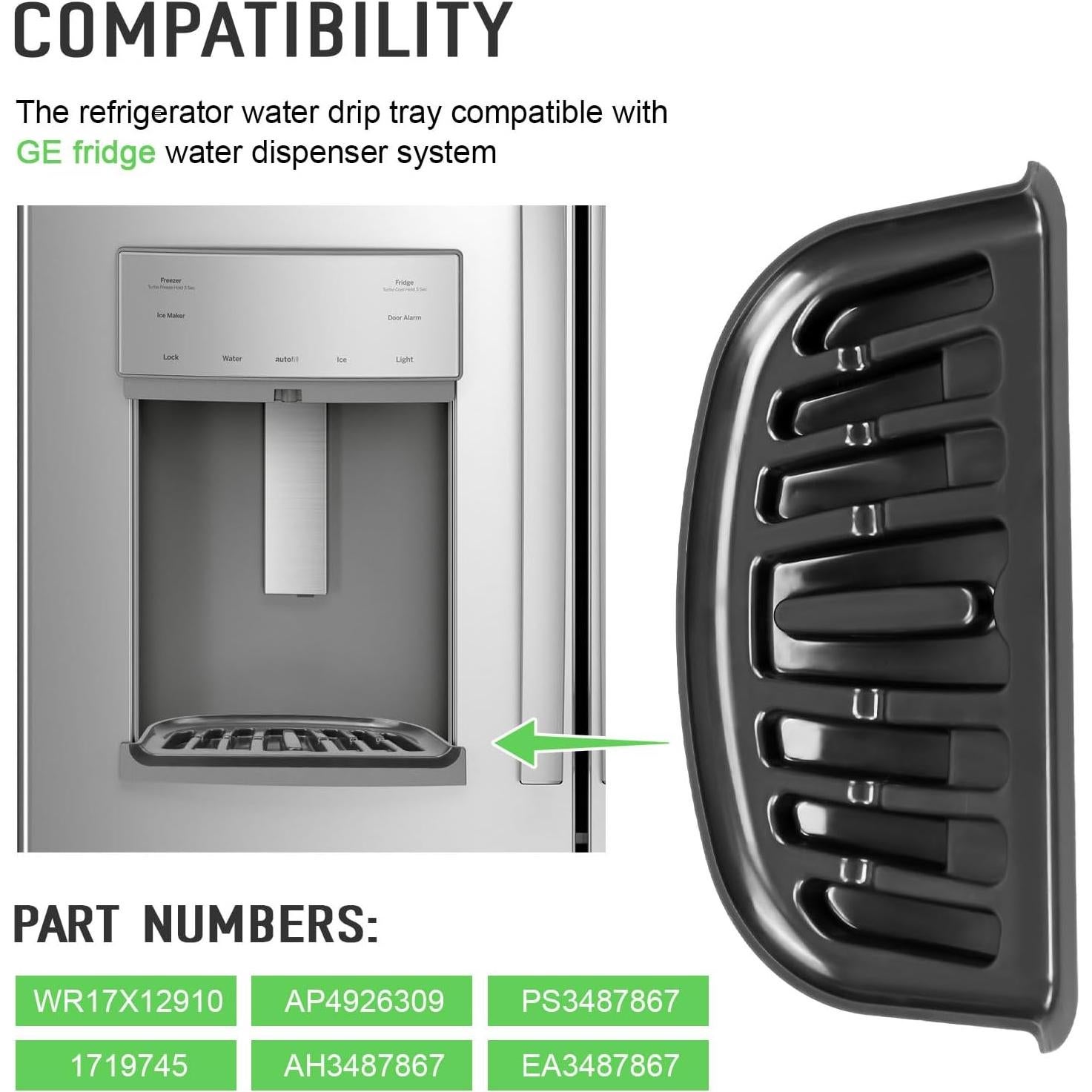 Bandeja de Goteo de Agua GE WR17X12910 20.6x10.6cm