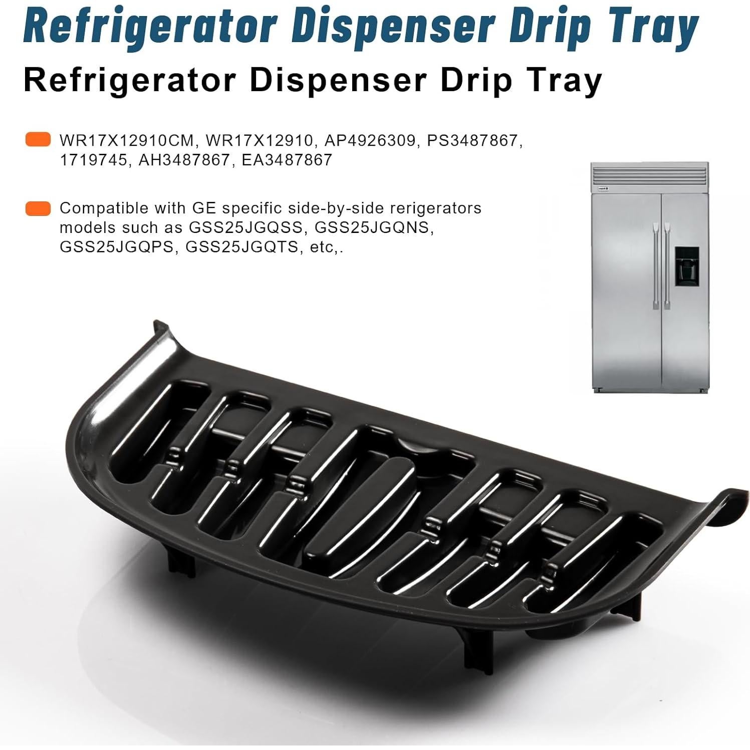 Bandeja de Goteo para Refrigerador GE WR17X12910 - 20.5x11cm