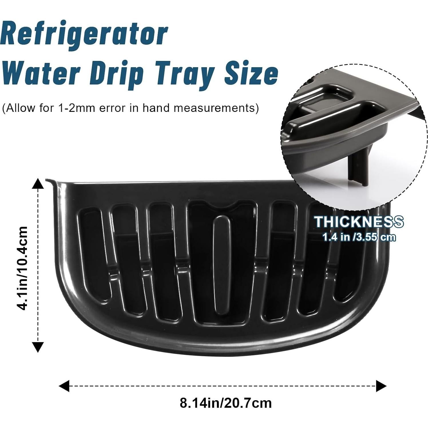 Bandeja de Goteo para Refrigerador GE WR17X12910 - 20.5x11cm