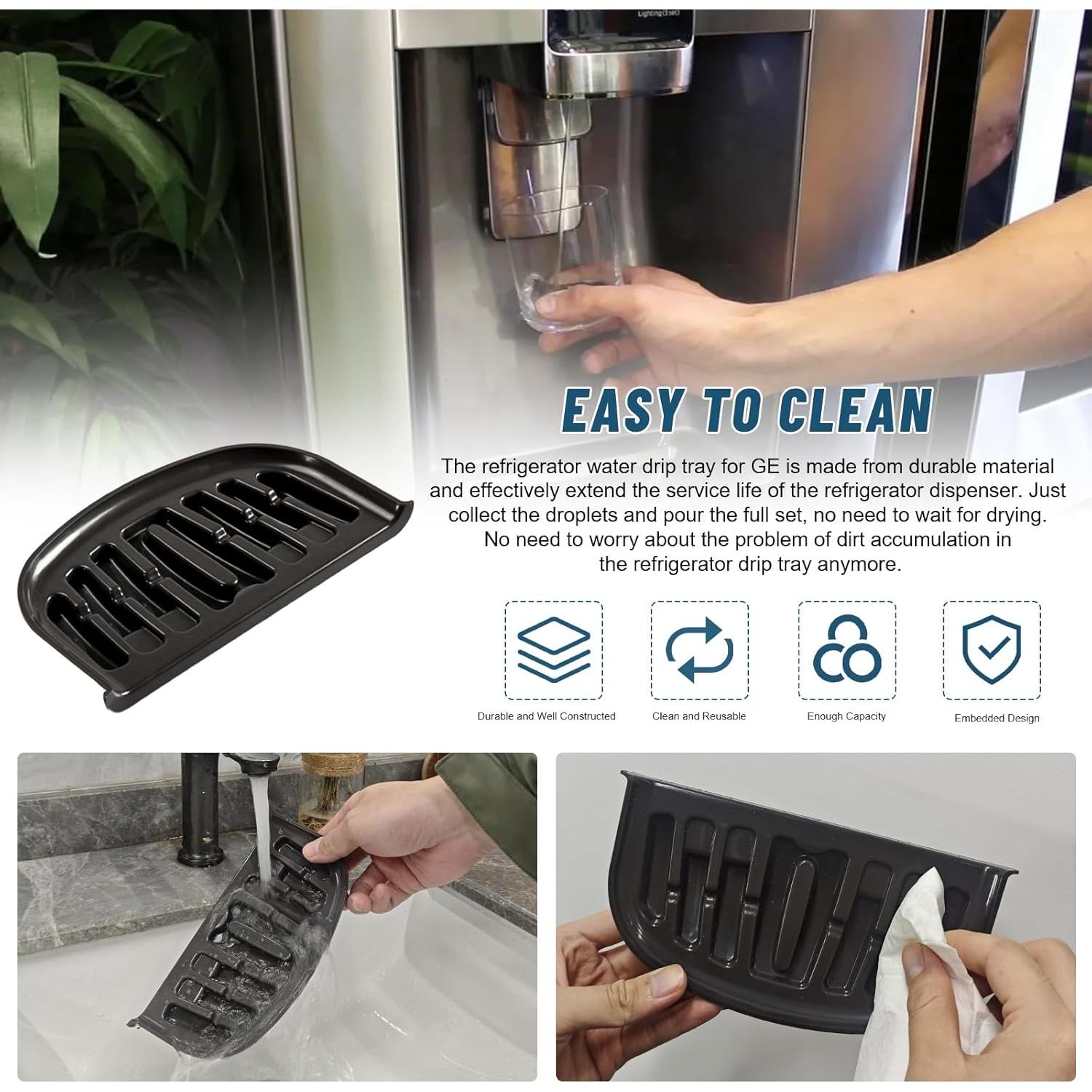 Bandeja de Goteo para Refrigerador GE WR17X12910 - 20.5x11cm