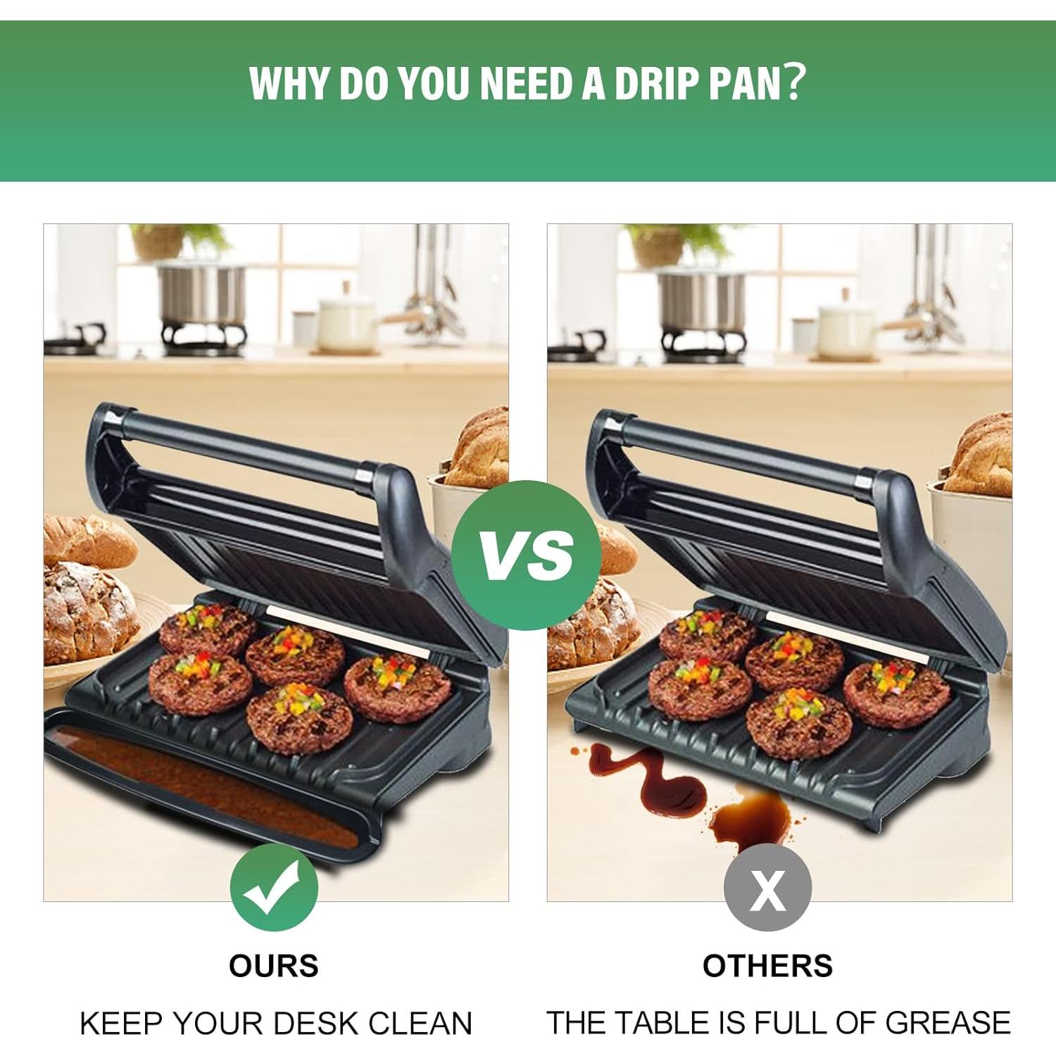 Bandeja de Goteo de Repuesto Bonnary para Parrilla George Foreman 36.83 cm