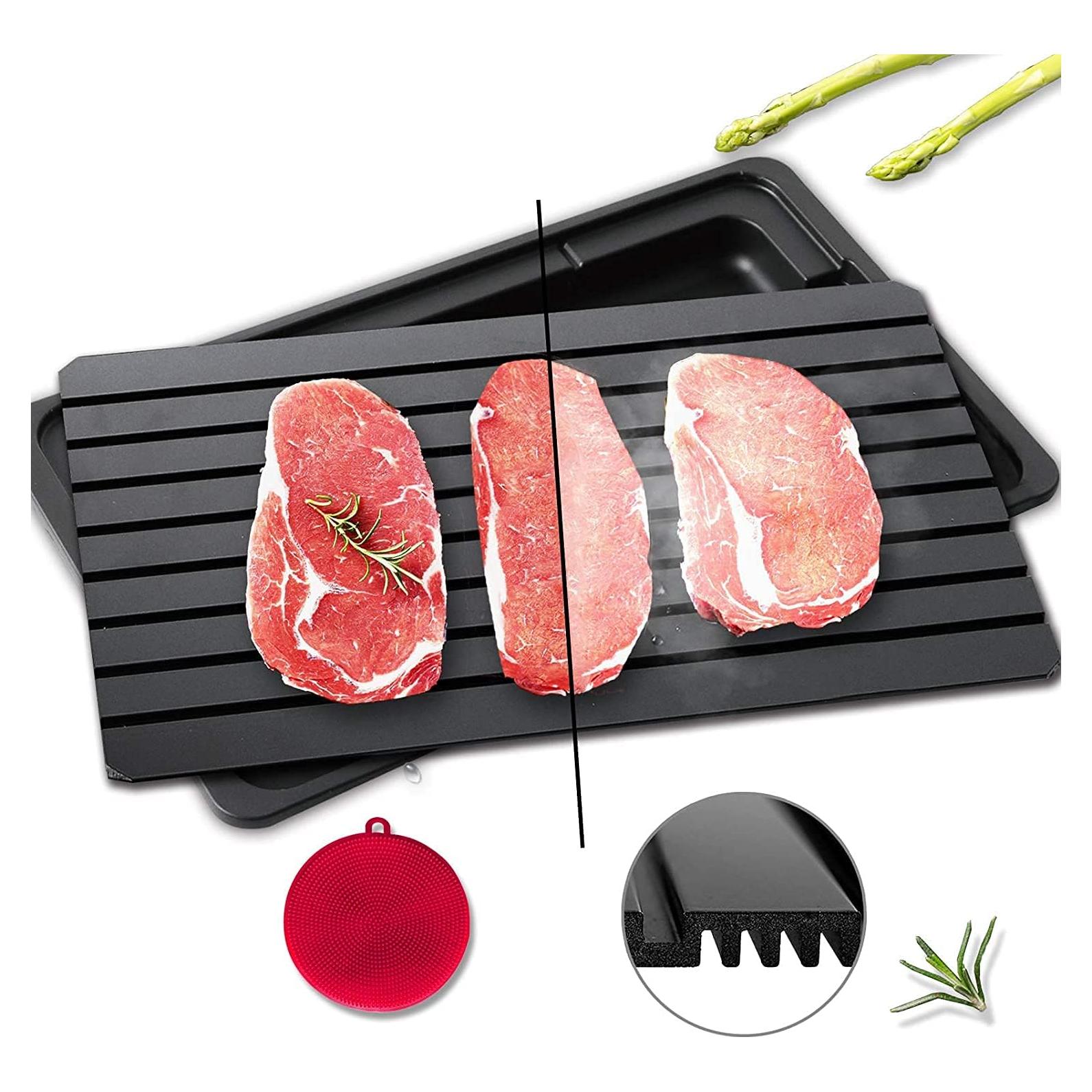 Bandeja de Descongelación Rápida YUNDOOG 20x35.56cm con Goteo