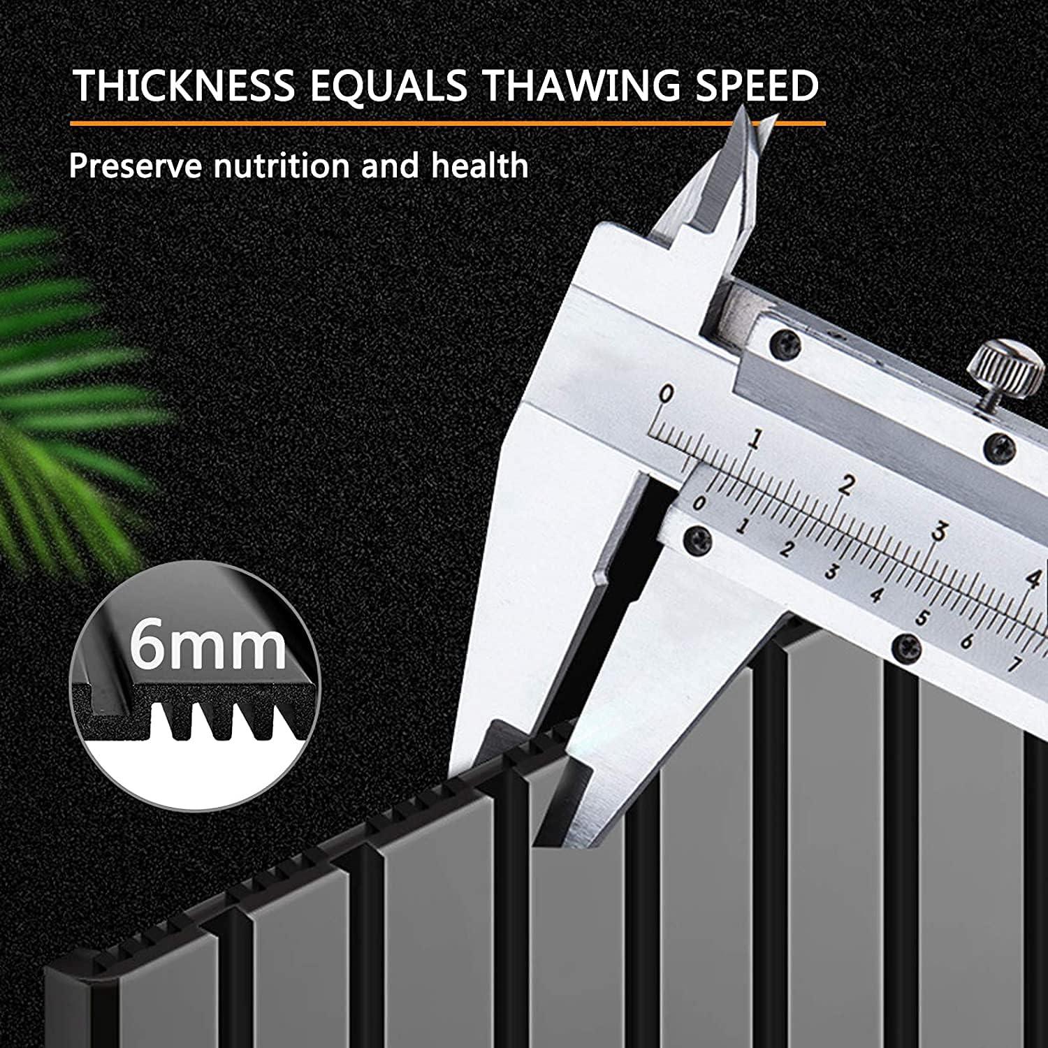 Bandeja de Descongelación Rápida YUNDOOG 20x35.56cm con Goteo