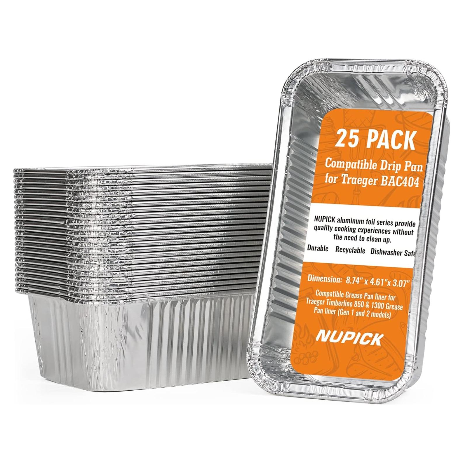 Bandejas de Goteo NUPICK 25 Unidades para Traeger Timberline