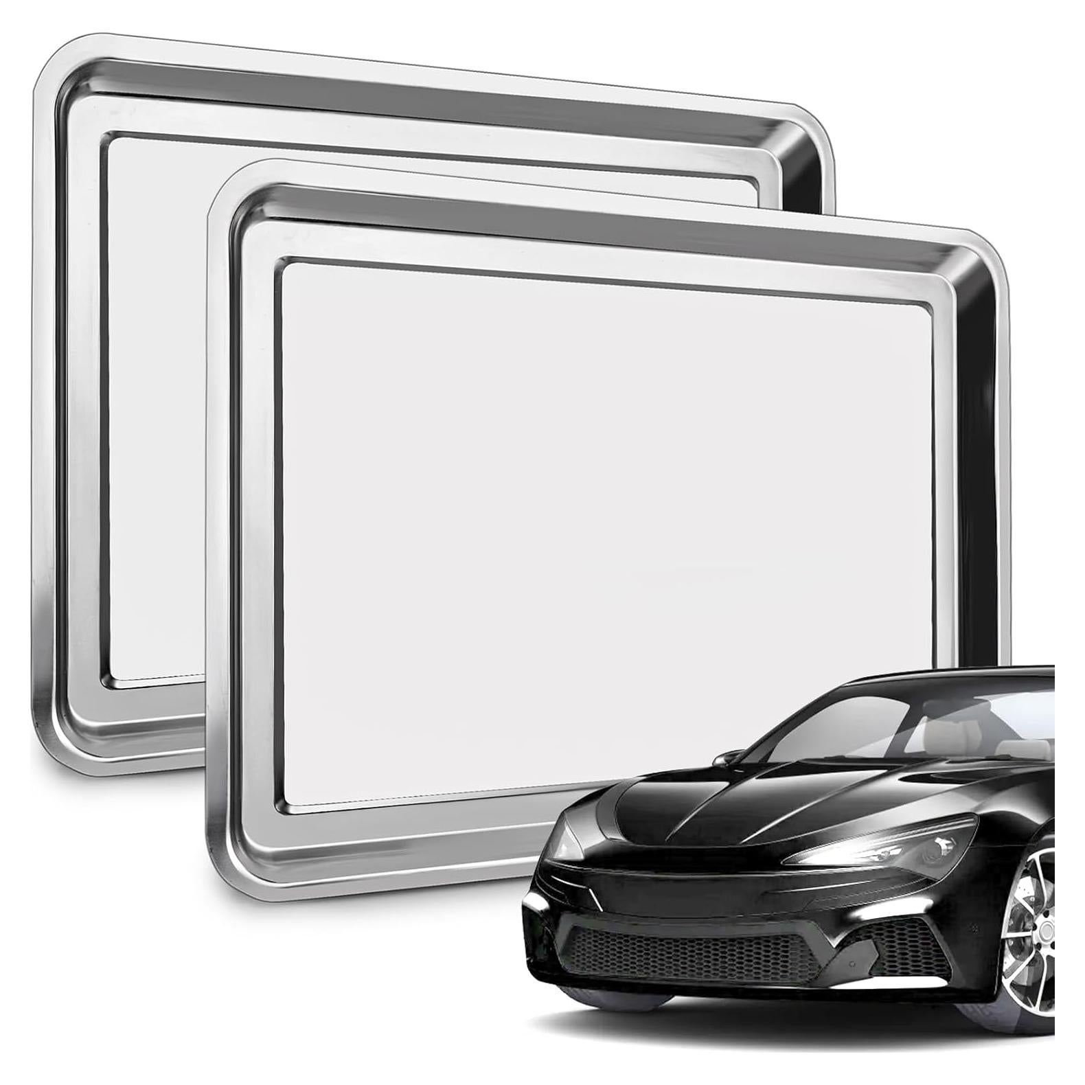 Paquete de 2 Bandejas de Goteo de Aceite Nagpew 68.58x48.26cm