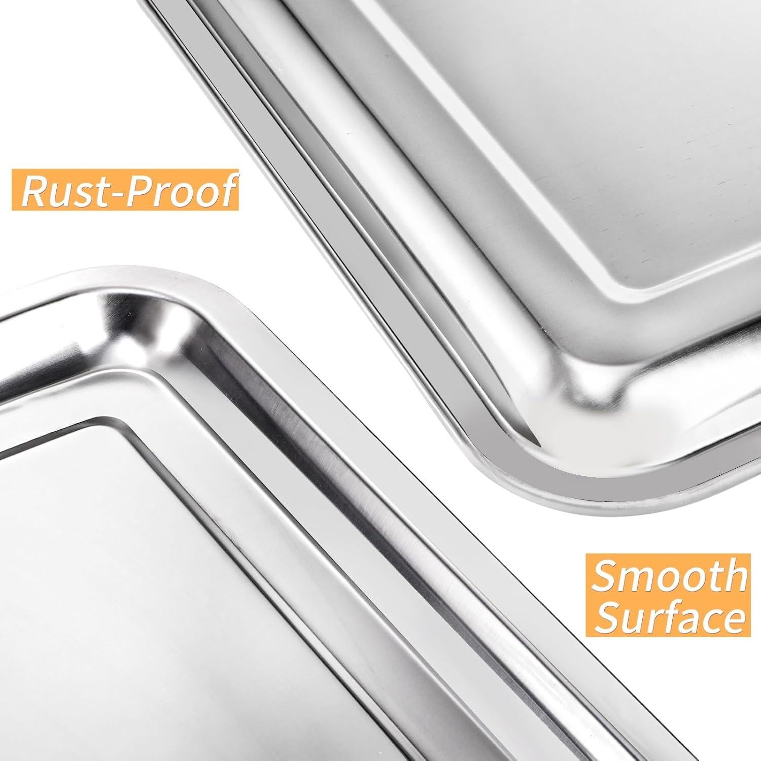 Paquete de 2 Bandejas de Goteo de Aceite Nagpew 68.58x48.26cm