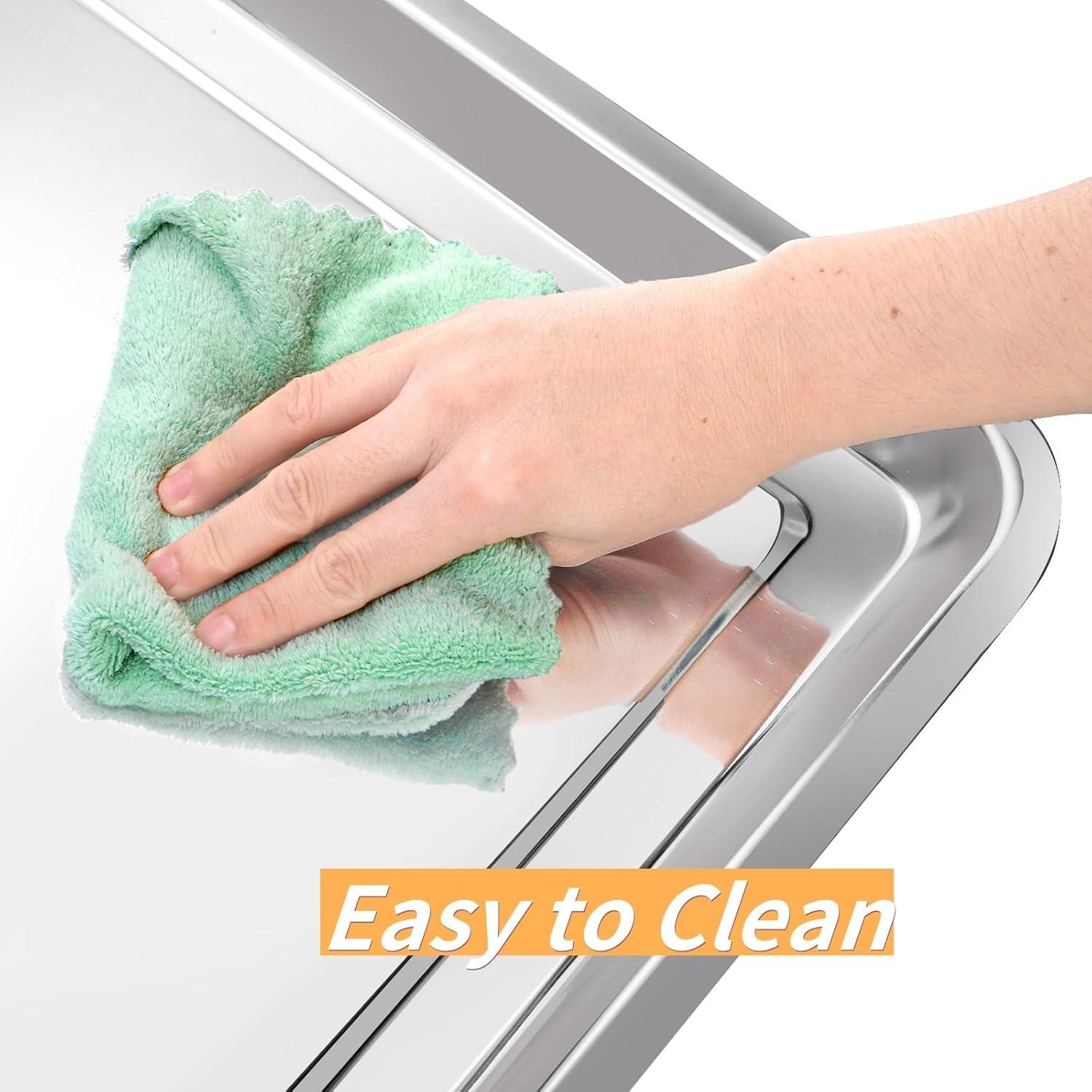 Paquete de 2 Bandejas de Goteo de Aceite Nagpew 68.58x48.26cm