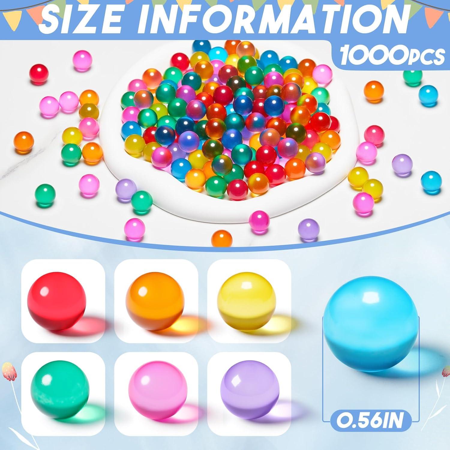 Canicas de Vidrio Ojos de Gato Sotiff 1000 Piezas 1.4 cm