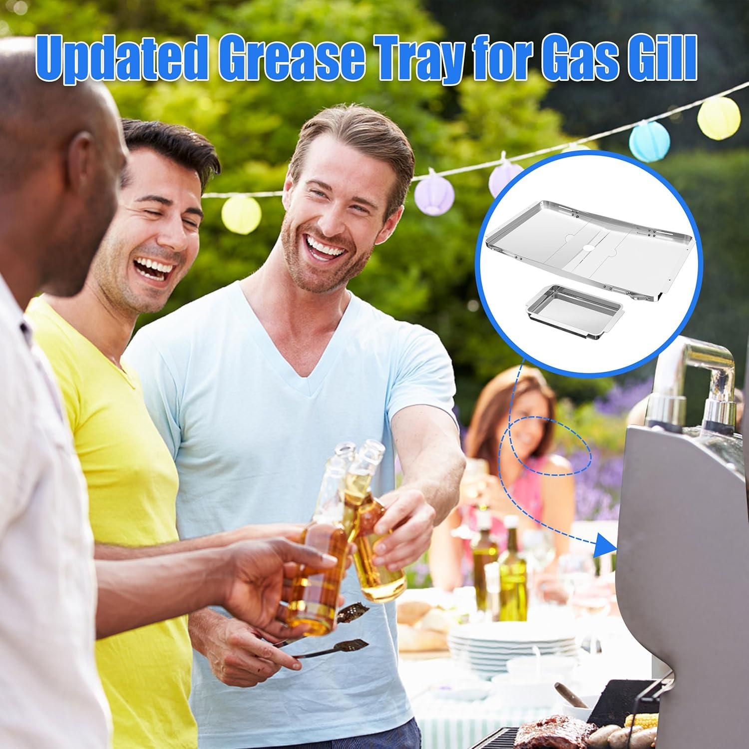 Bandeja de Grasa Ajustable Dyna Glo 63.5-86.4 cm Acero Inox