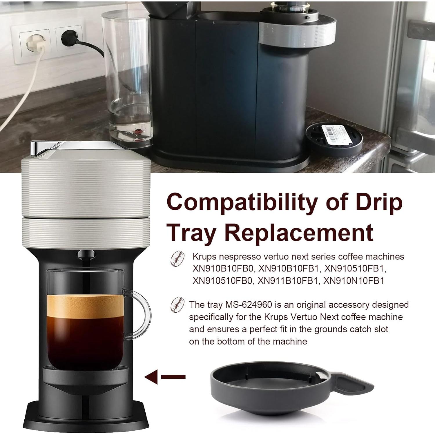 Bandeja de Goteo MS-624960 para Cafetera Krups Nespresso Vertuo