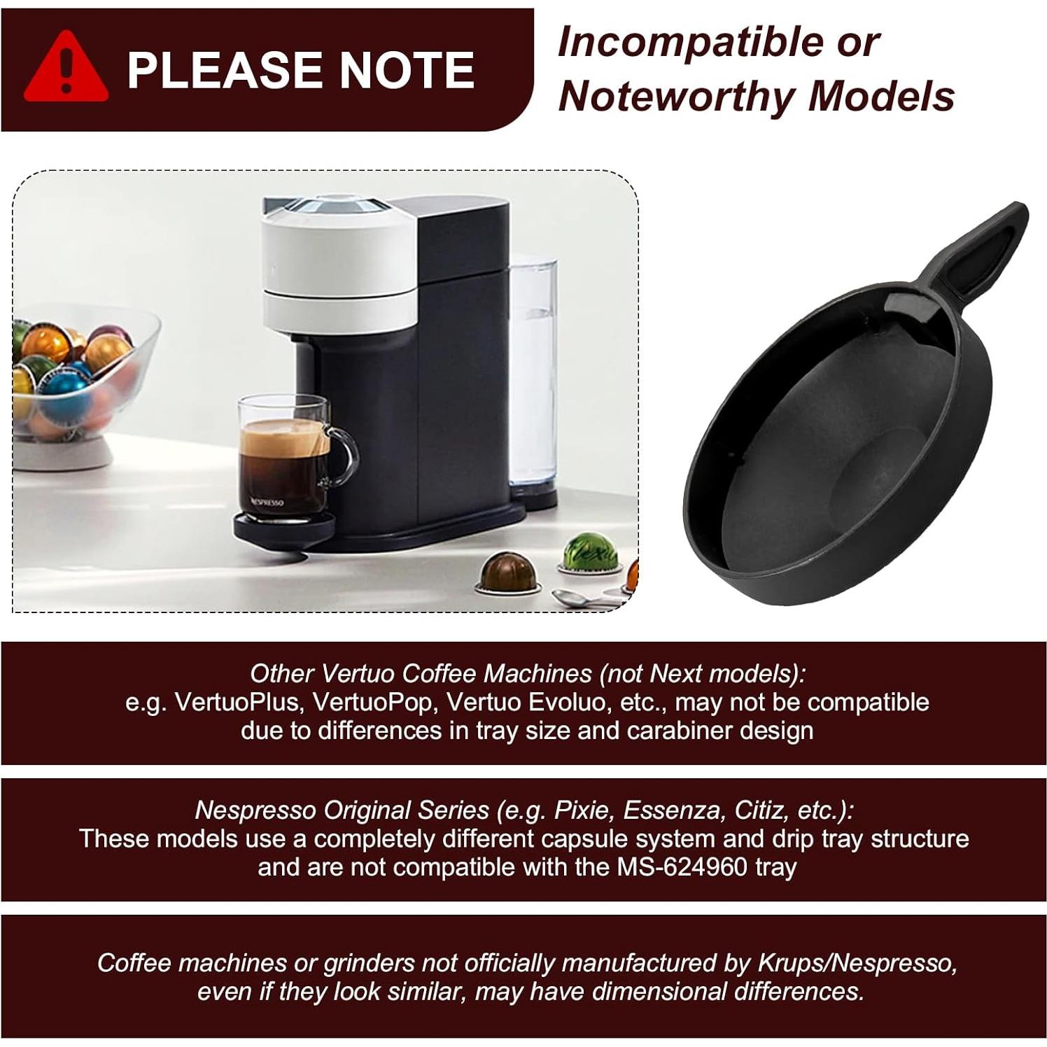 Bandeja de Goteo MS-624960 para Cafetera Krups Nespresso Vertuo