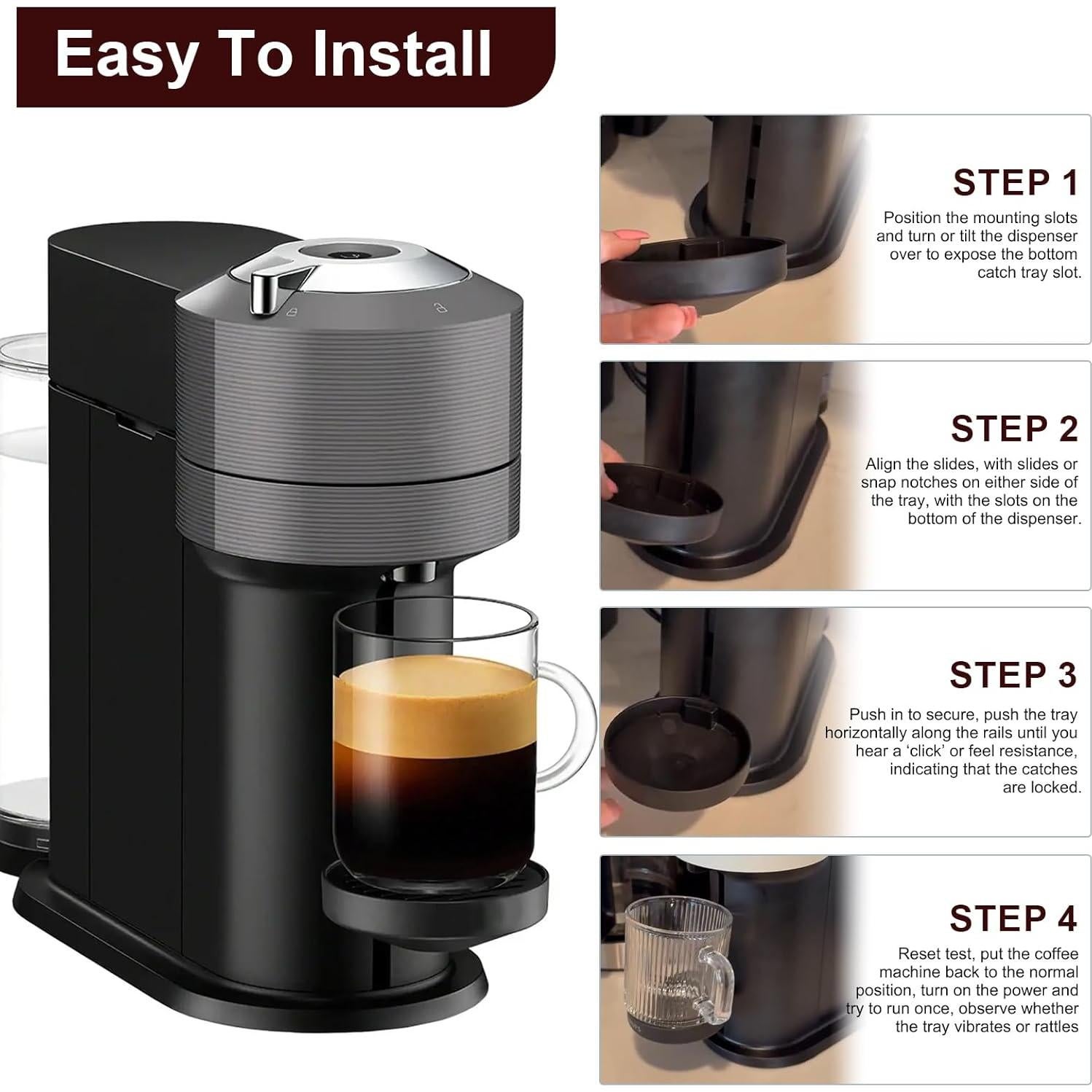 Bandeja de Goteo MS-624960 para Cafetera Krups Nespresso Vertuo