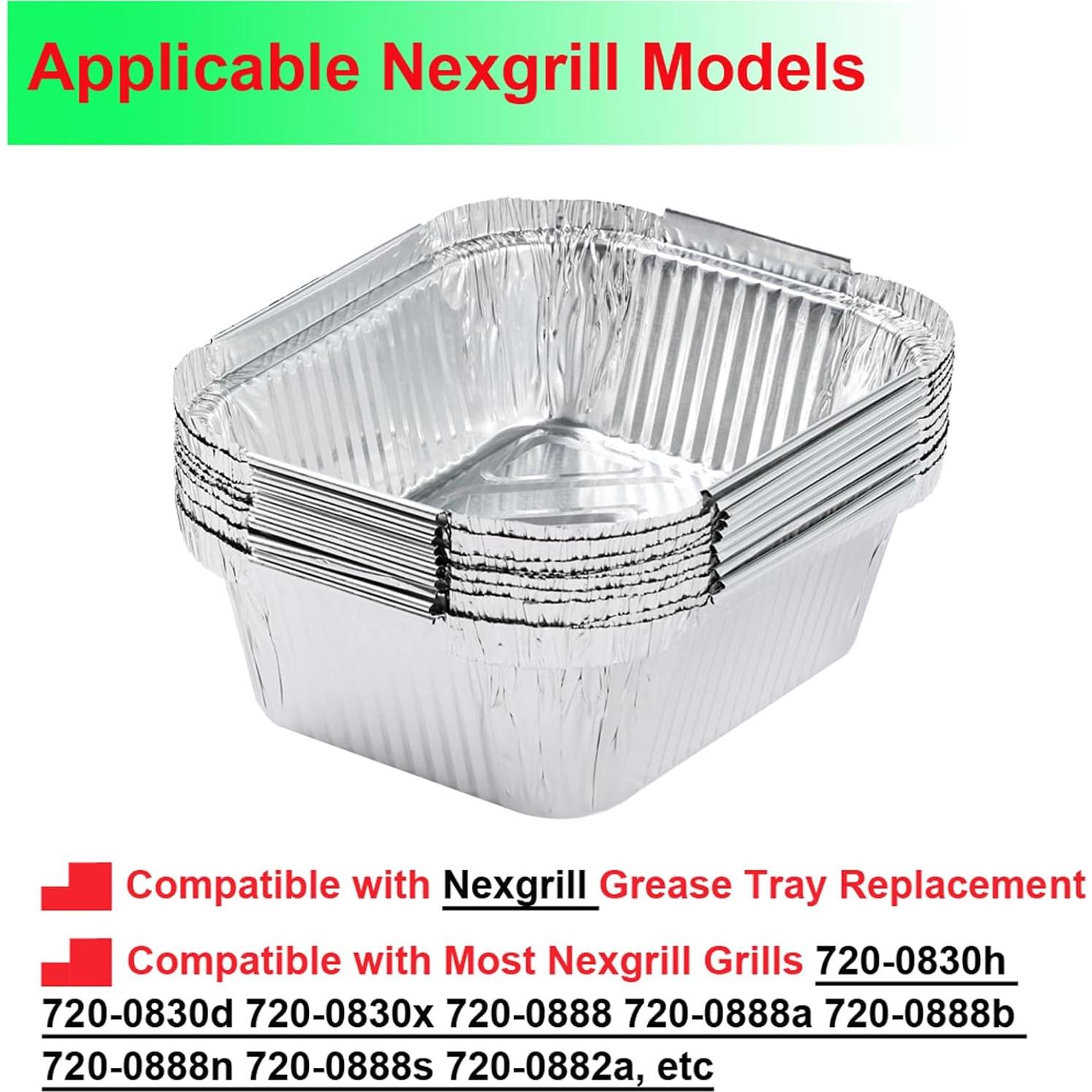 Repuestos de bandeja de grasa Nexgrill DONSIQIZZ - 30 forros desechables