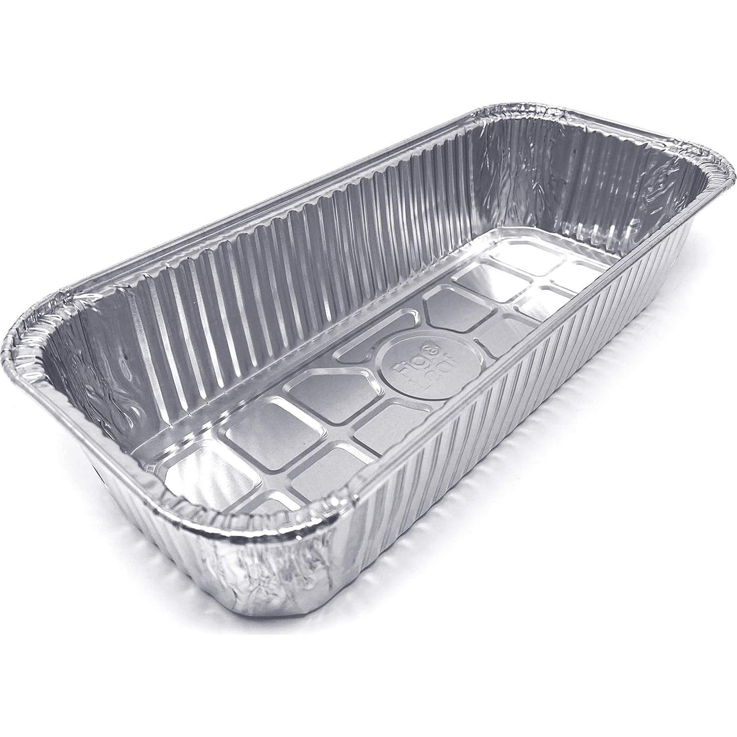 Paquete de 35 Bandejas de Goteo Aluminio Fig & Leaf 27.94x12.7cm