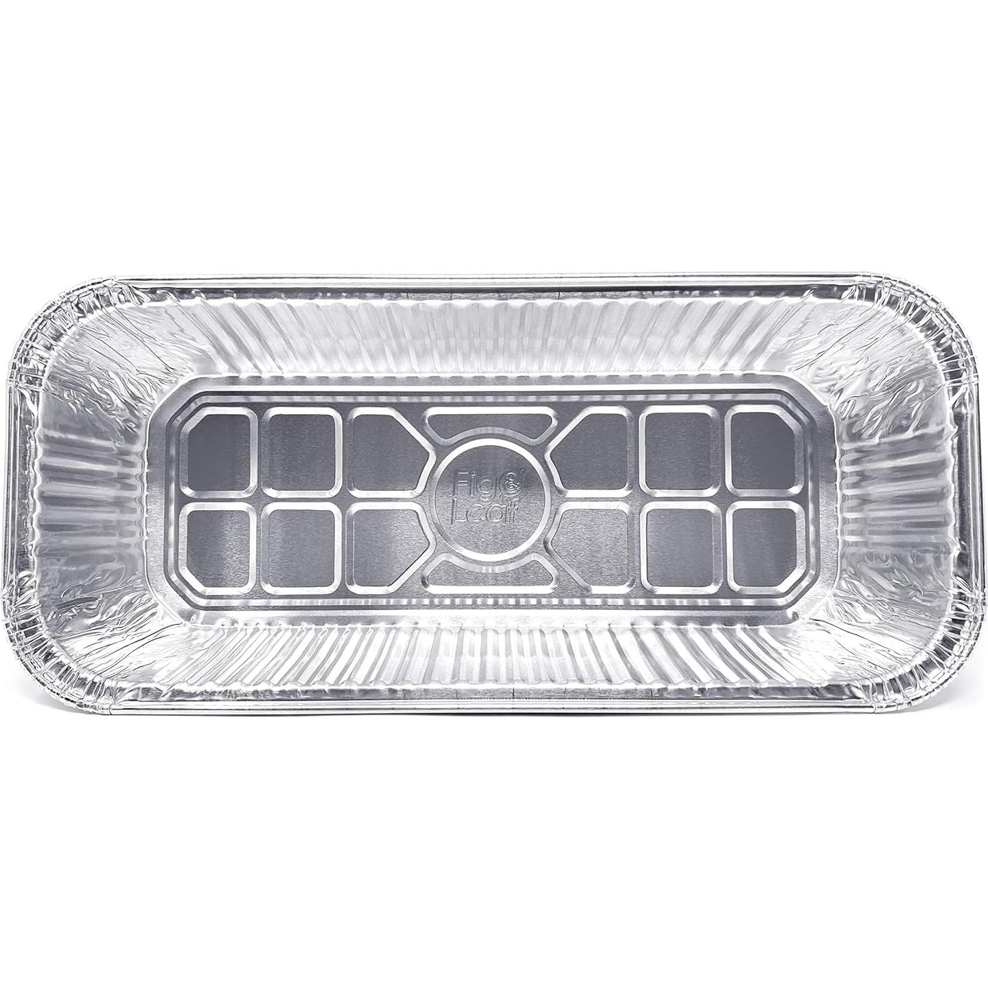 Paquete de 35 Bandejas de Goteo Aluminio Fig & Leaf 27.94x12.7cm