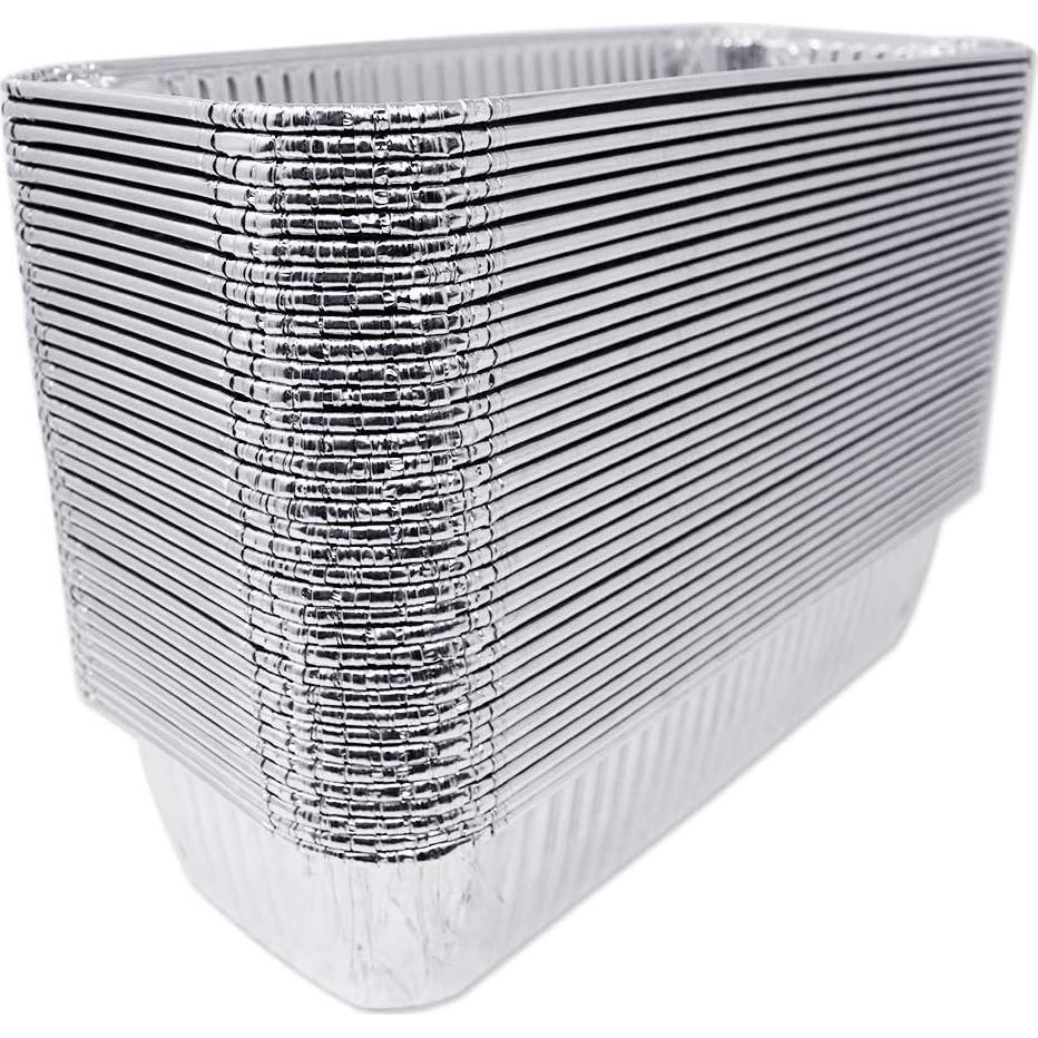 Paquete de 35 Bandejas de Goteo Aluminio Fig & Leaf 27.94x12.7cm