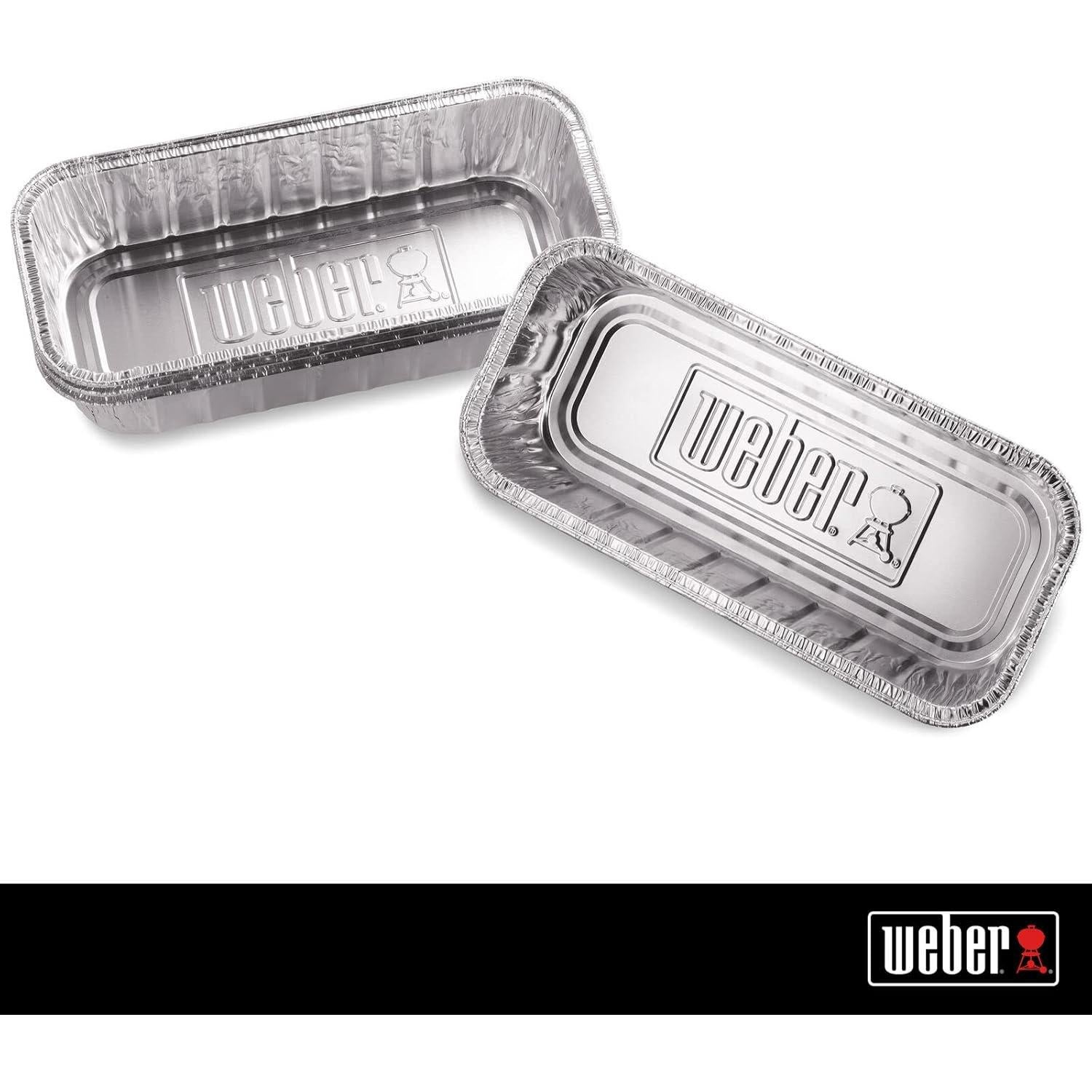 Bandejas de Goteo Desechables Weber 10 Unidades Aluminio