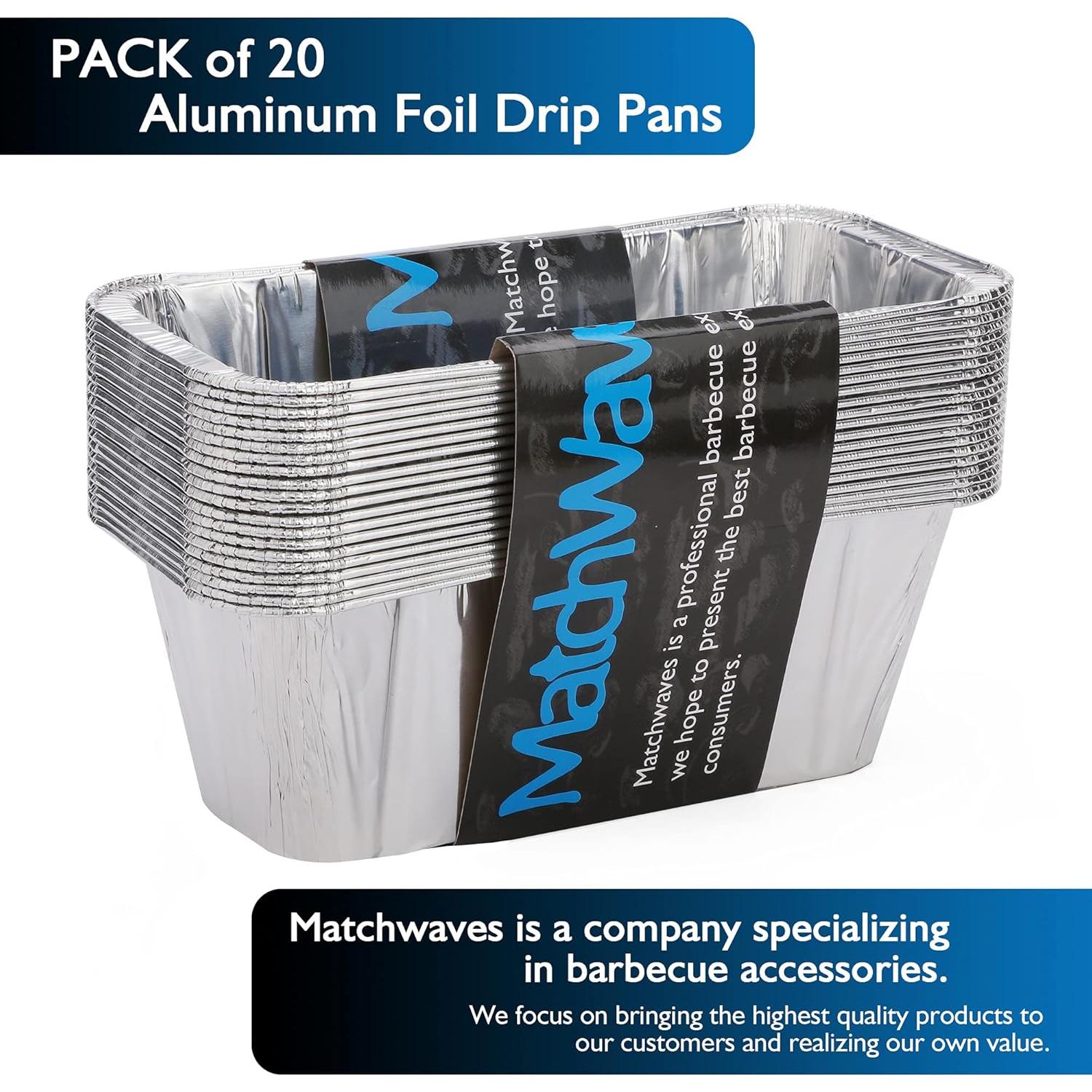 Paquete de 20 forros de grasa Matchwaves para planchas Blackstone