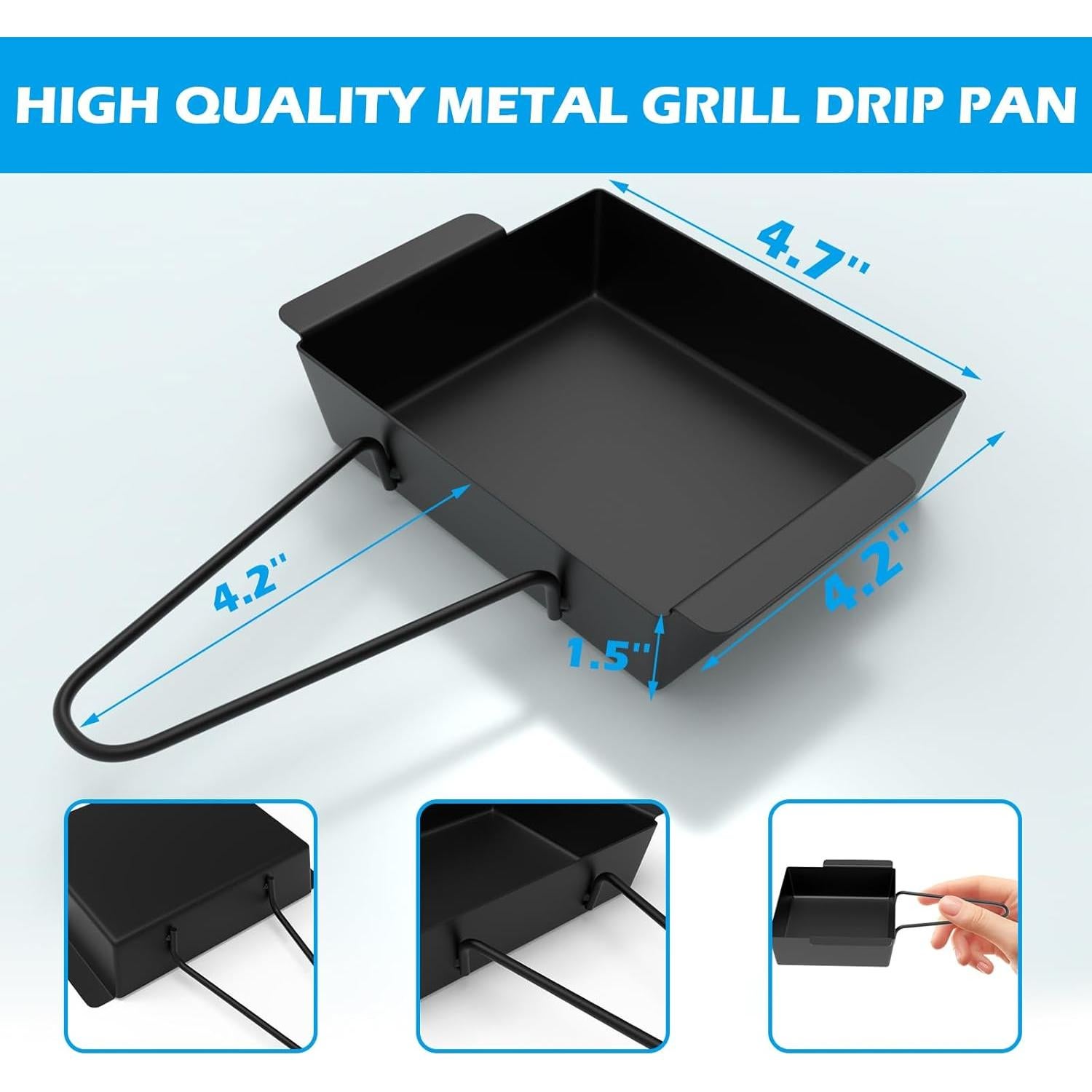 Bandeja de Goteo para Parrilla Nexgrill y Cuisinart con 15 Forros