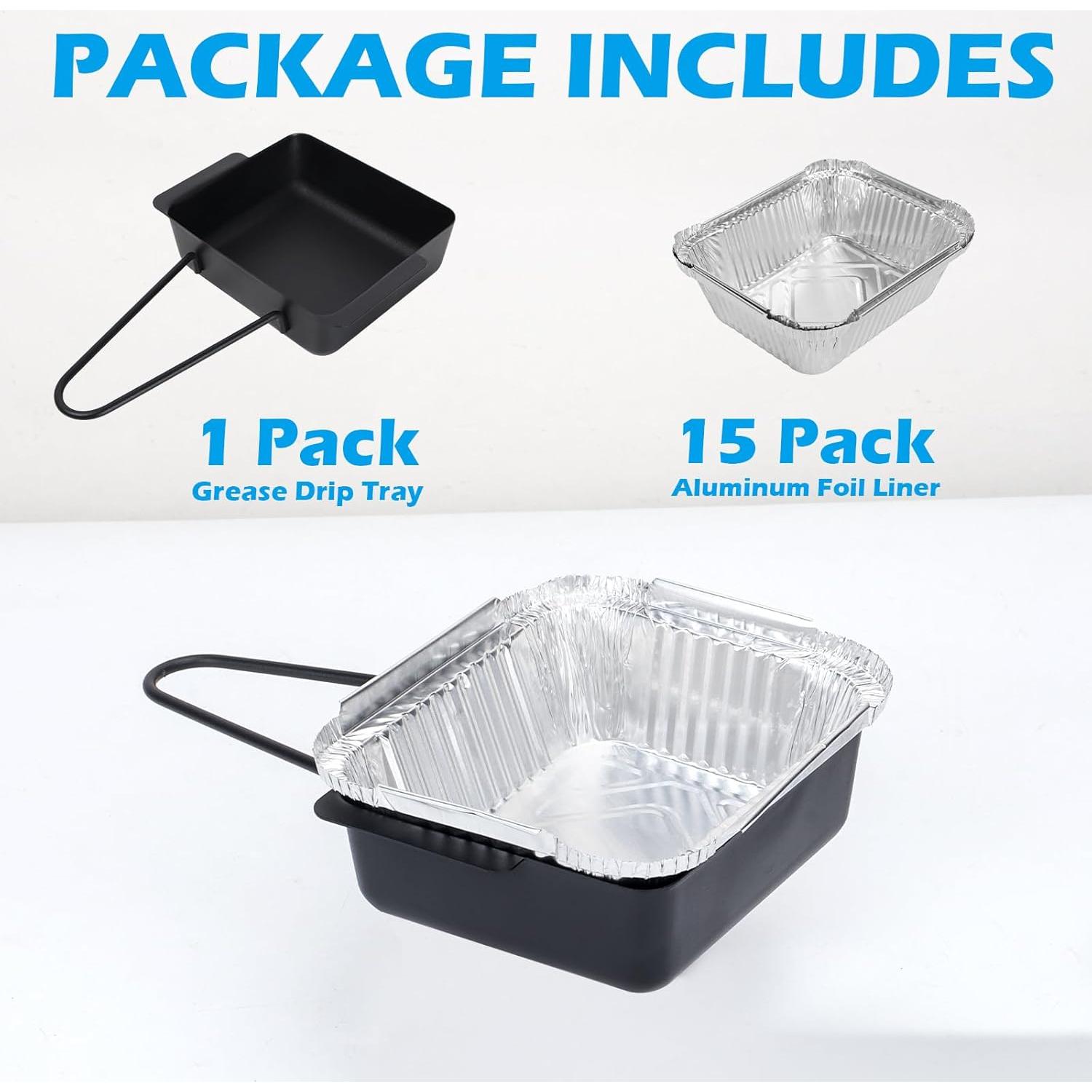 Bandeja de Goteo para Parrilla Nexgrill y Cuisinart con 15 Forros