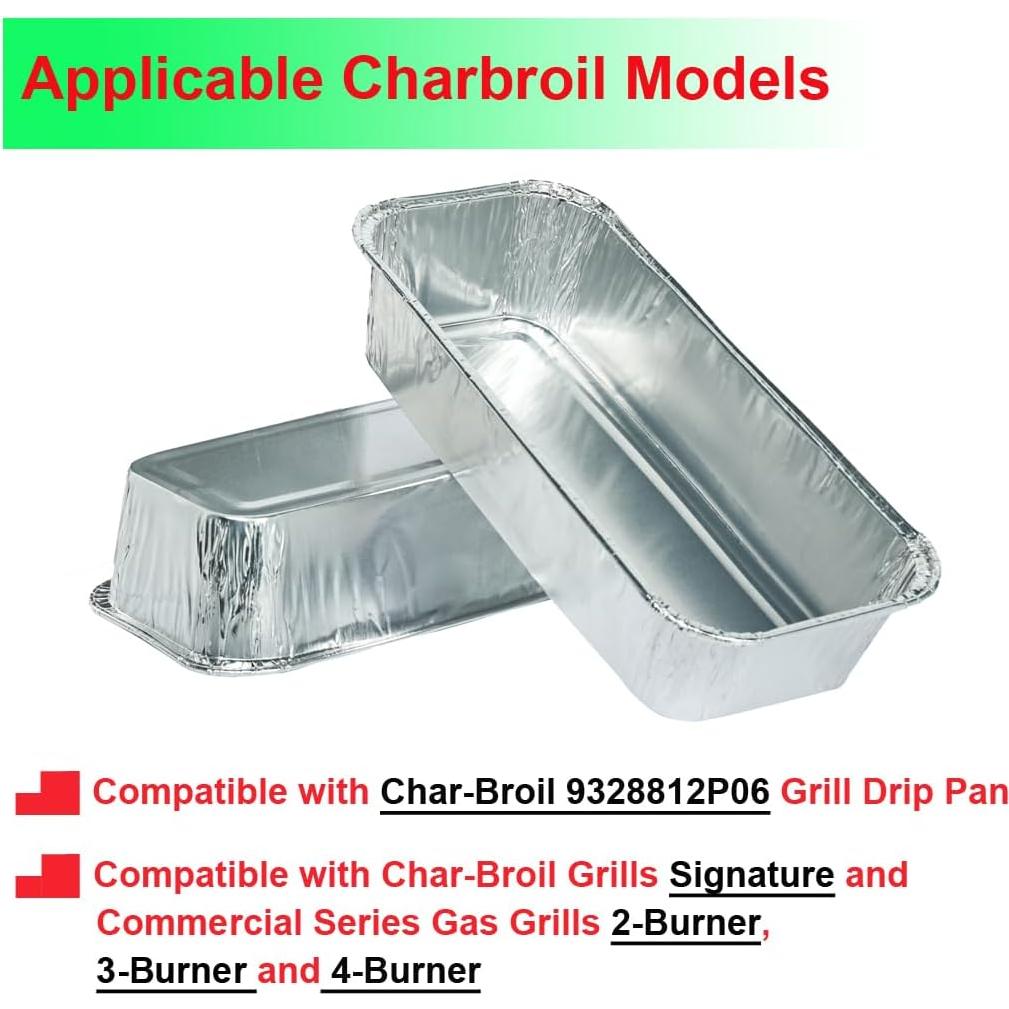 Bandejas de Goteo Desechables Aluminio DONSIQIZZ 30-Pack 19.3x8.6 cm