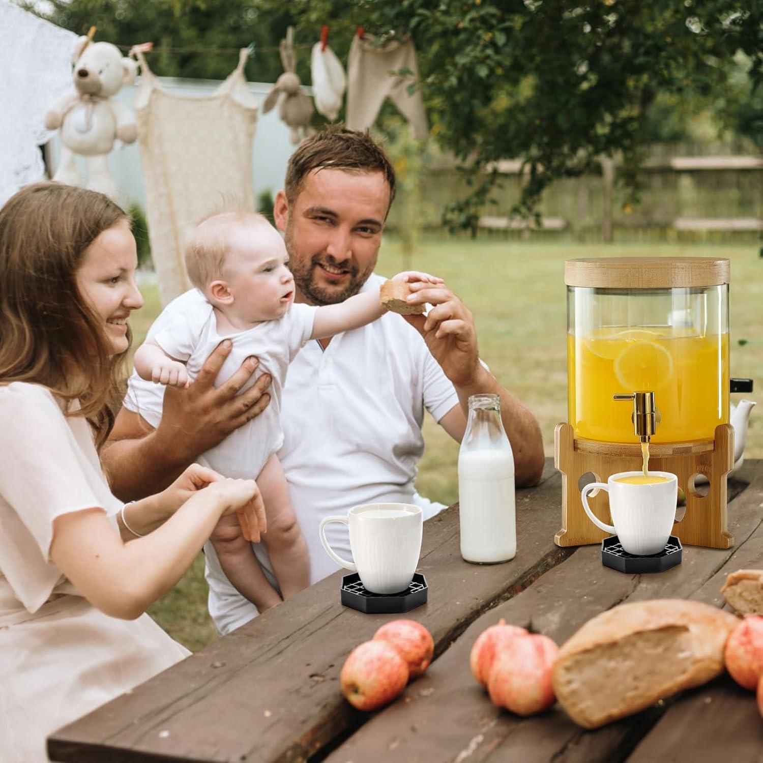 Bandejas de Goteo de Café Tebery 4 Pulgadas 6 Unidades